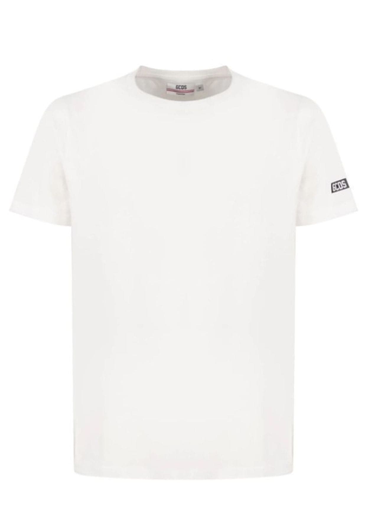GCDS  T-SHIRT ESSENTIALS T-SHIRT – BIANCO