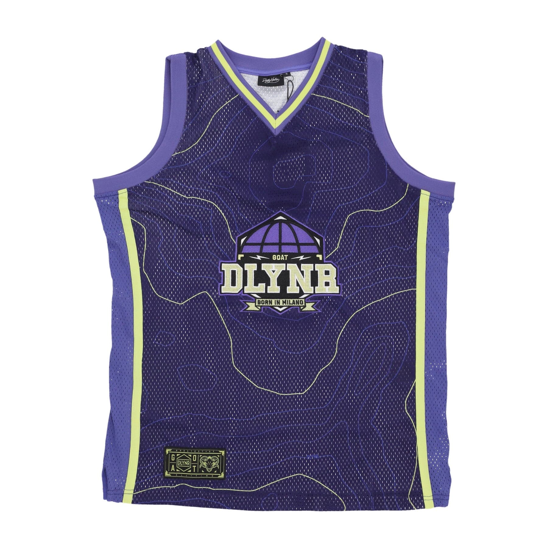 DOLLY NOIRE Canotta Tipo Basket Uomo Goat Dune Tank Top Blue - 3