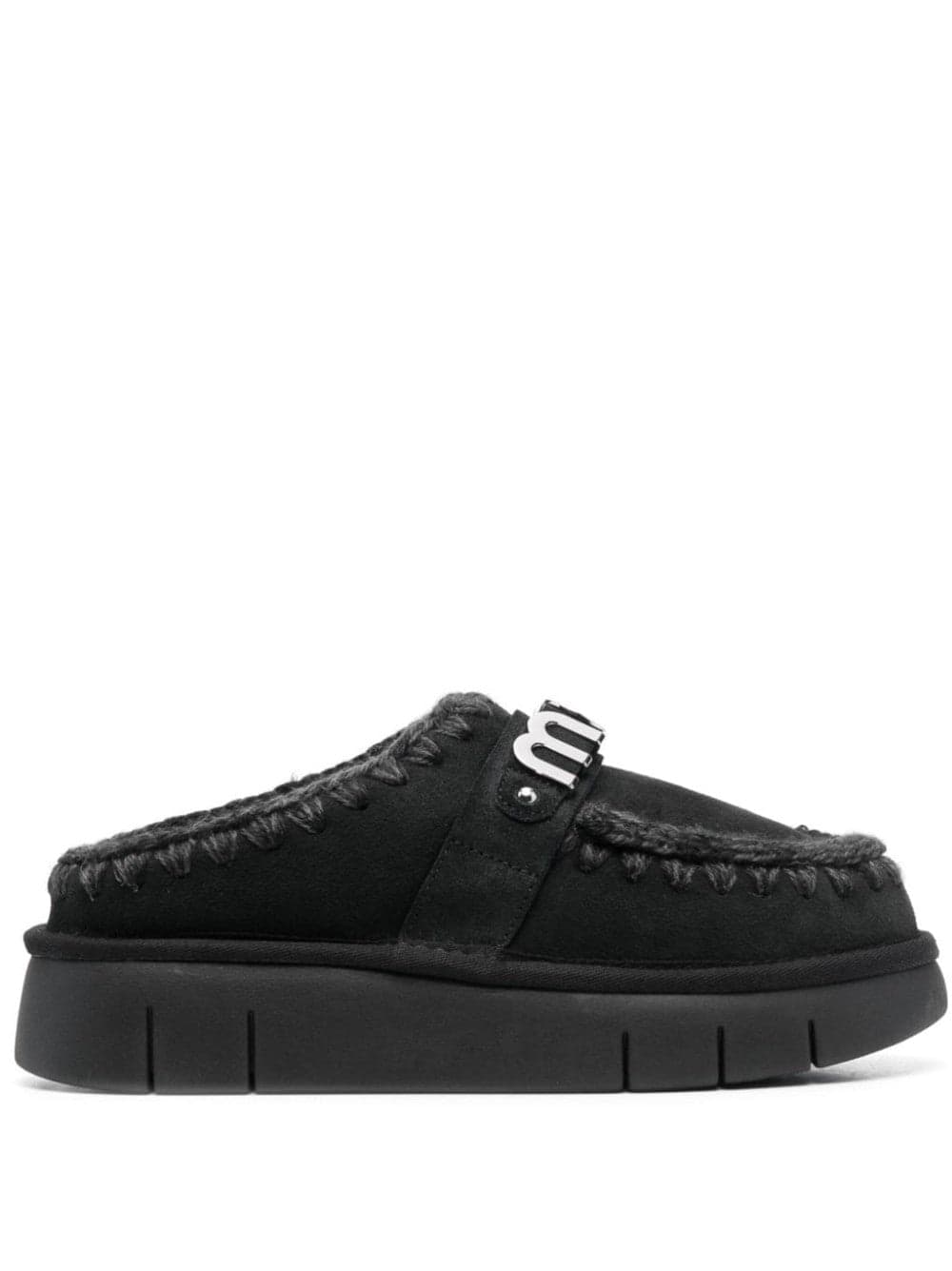MOU Mou - Sabot Mules Neri da Donna - 5