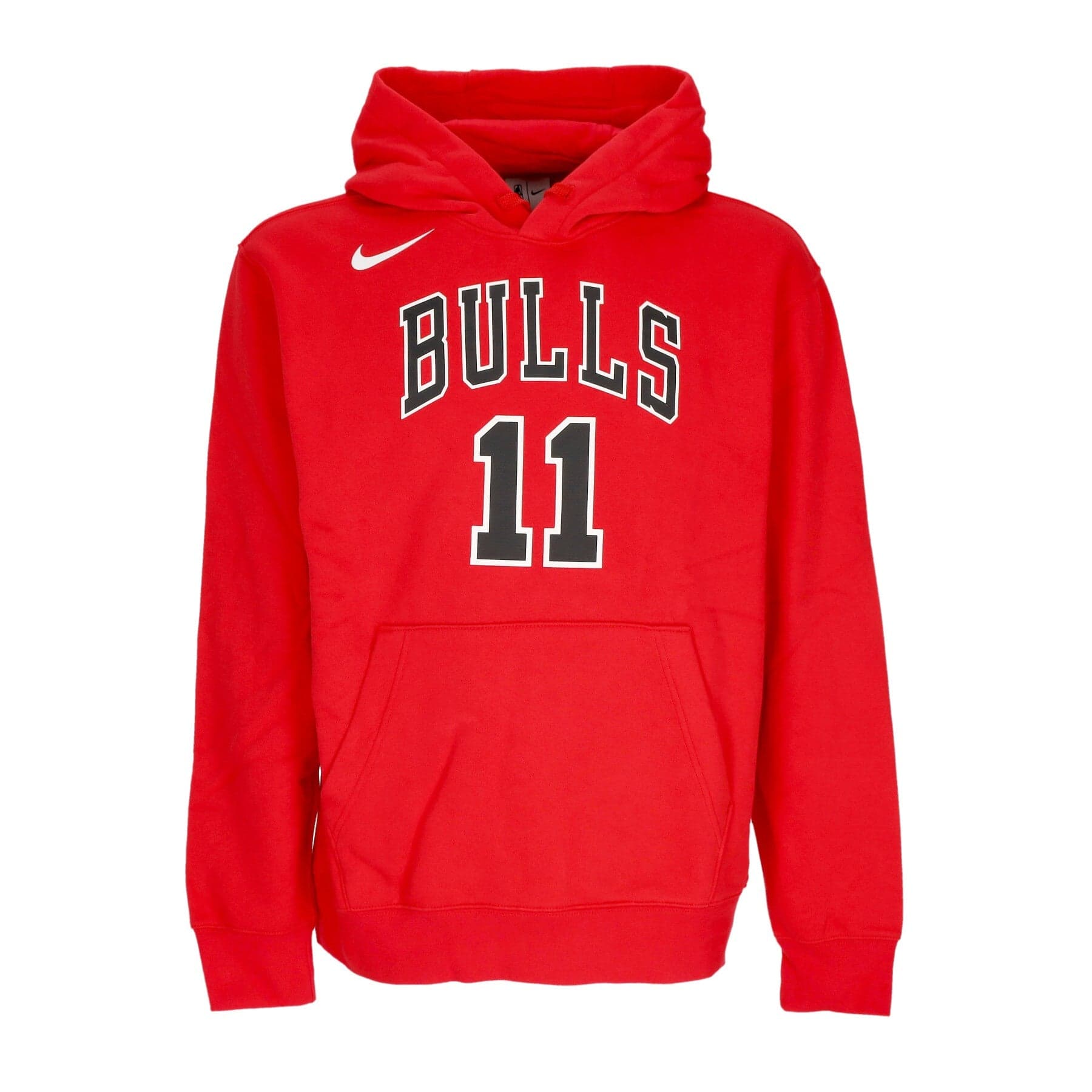 NIKE NBA Felpa Cappuccio Uomo Nba Club Hoodie No 11 Demar Derozan Chibul University Red - 4