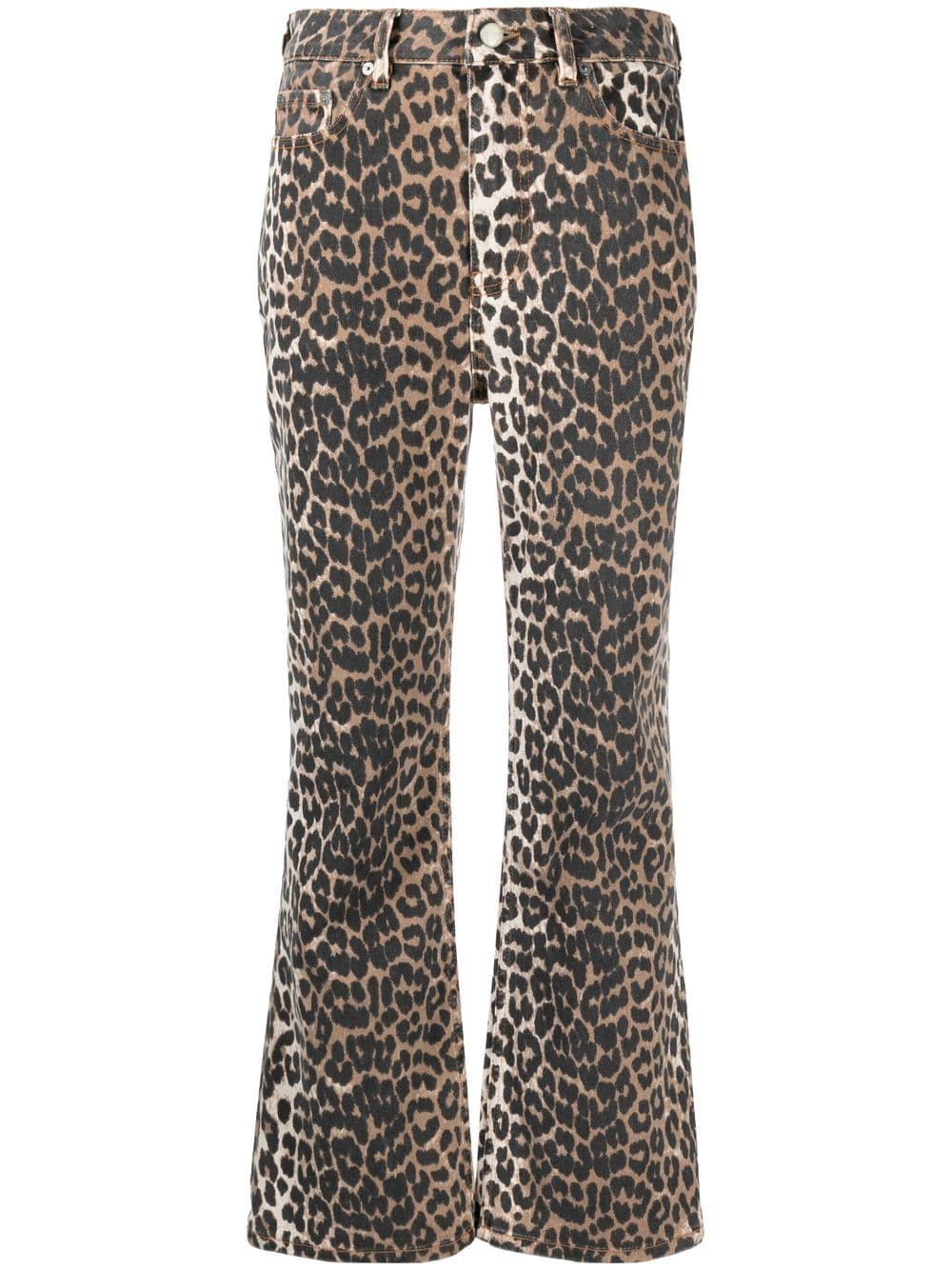 GANNI Ganni - Pantaloni Animalier Multicolor da Donna - 8