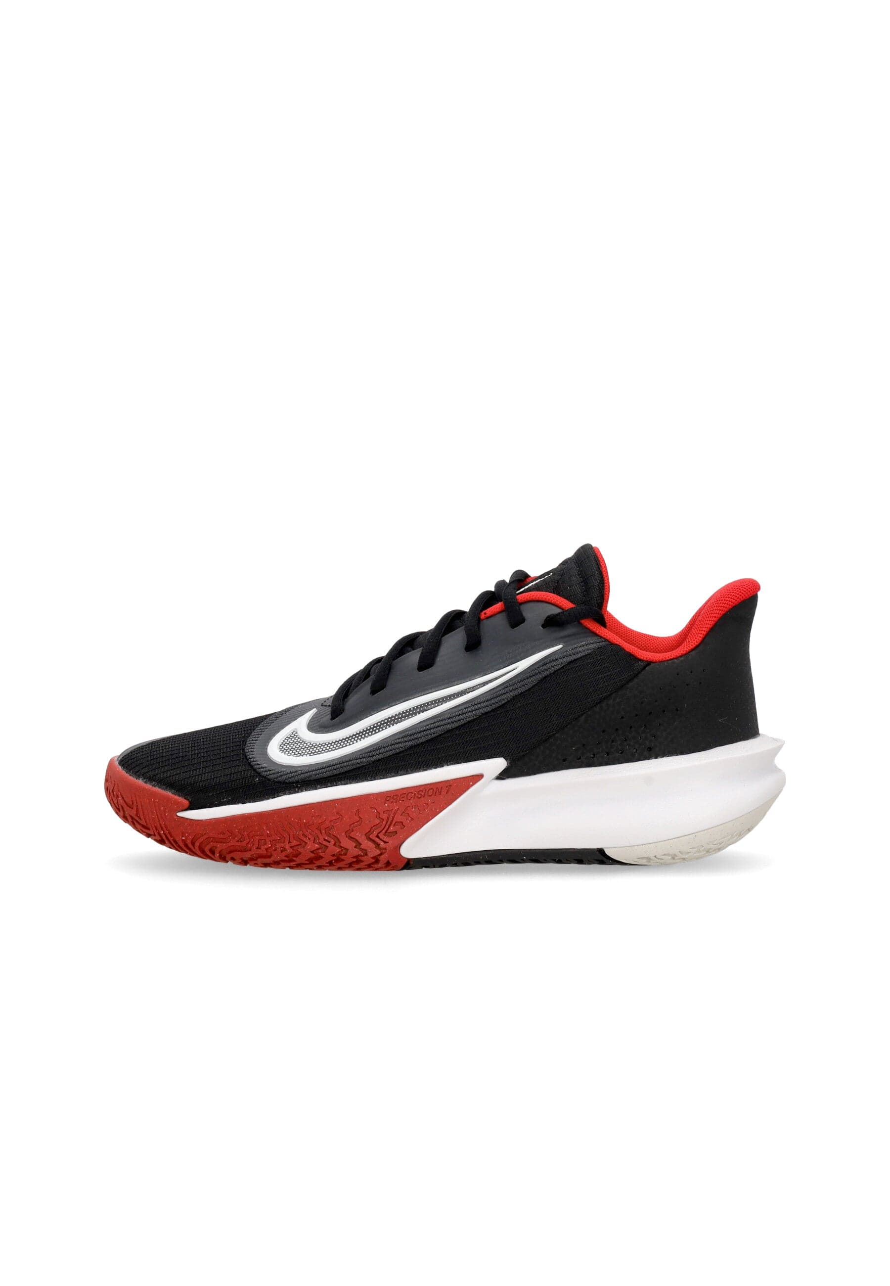 NIKE NBA Scarpa Bassa Precision Vii Black/white/university Red - 7