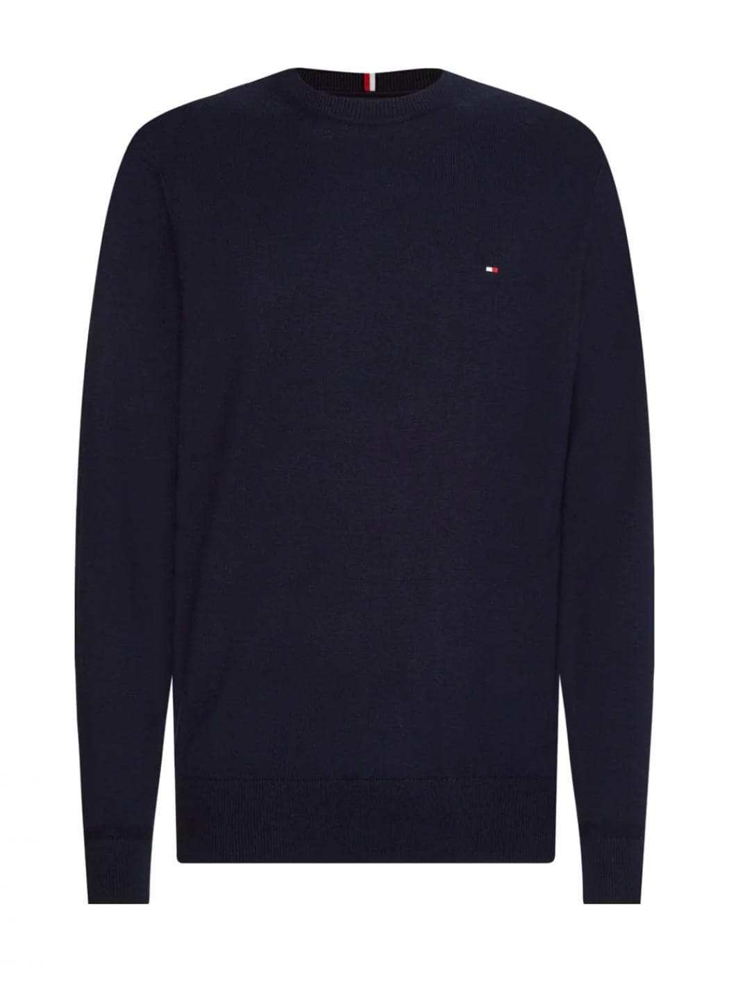 Tommy Hilfiger  - Paricollo Th Monogram In Cotone In Cotone E Cashmere MW0MW28046 DW5 BLU - 4