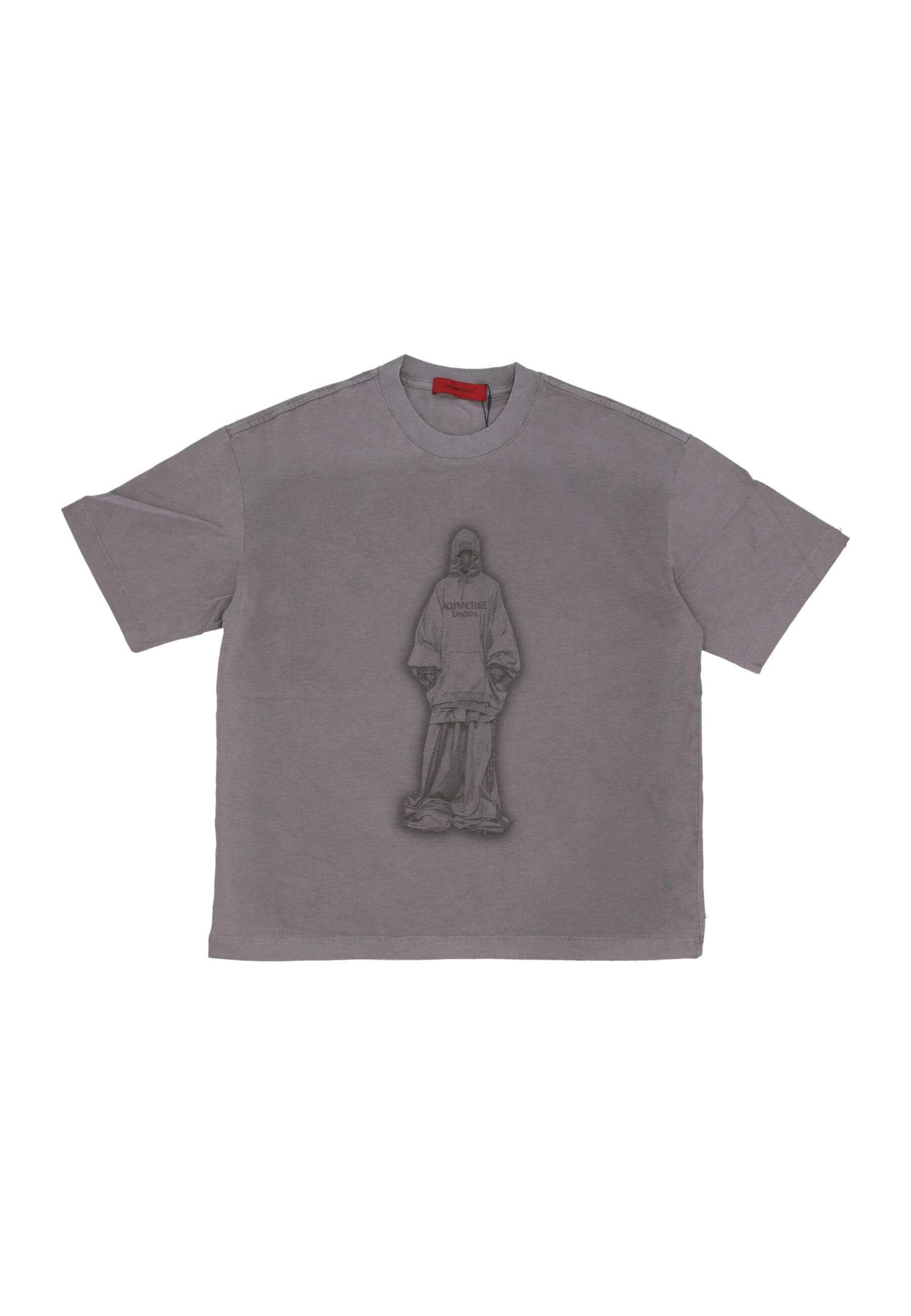 ACUPUNCTURE Maglietta Uomo Over Sant Tee Light Grey - 3