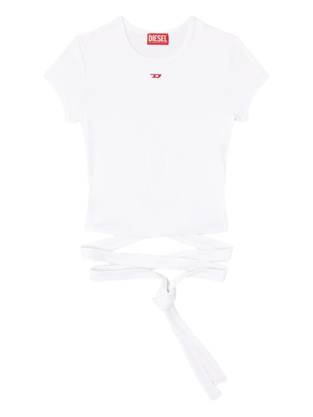DIESEL Diesel - T-Shirt Bianca da Donna - 4