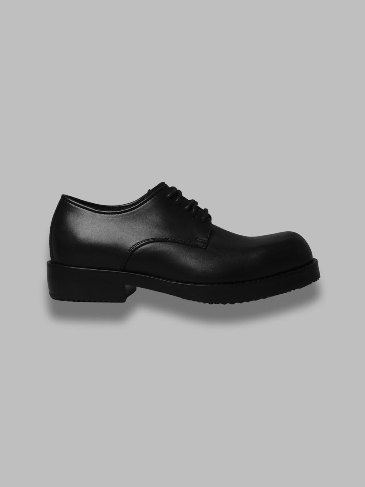 DRIES VAN NOTEN leather derby shoes - 4