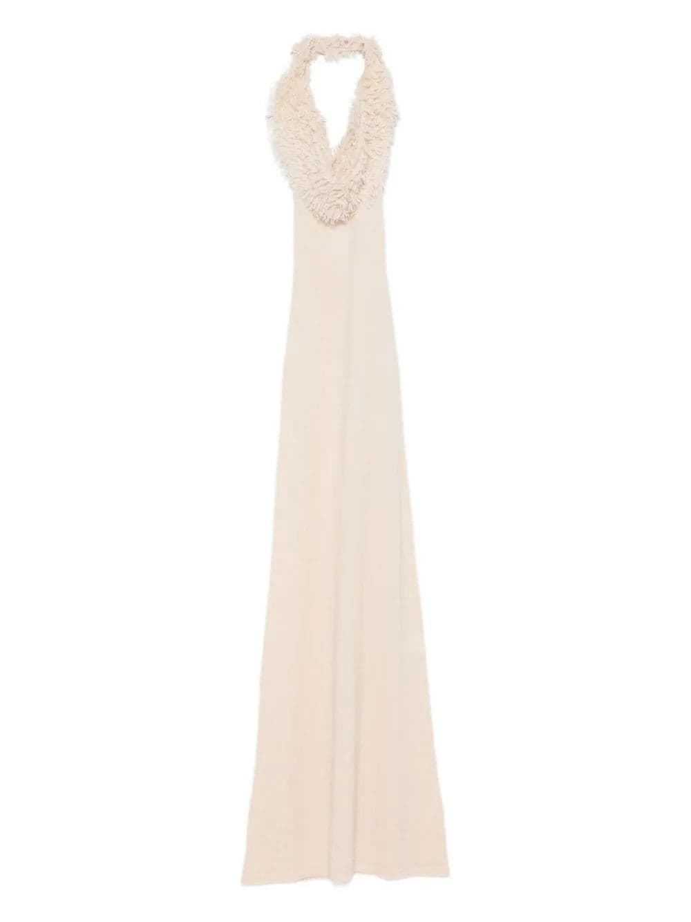 AYA MUSE Aya Muse - Vestito Maxi Dress Beige da Donna - 6