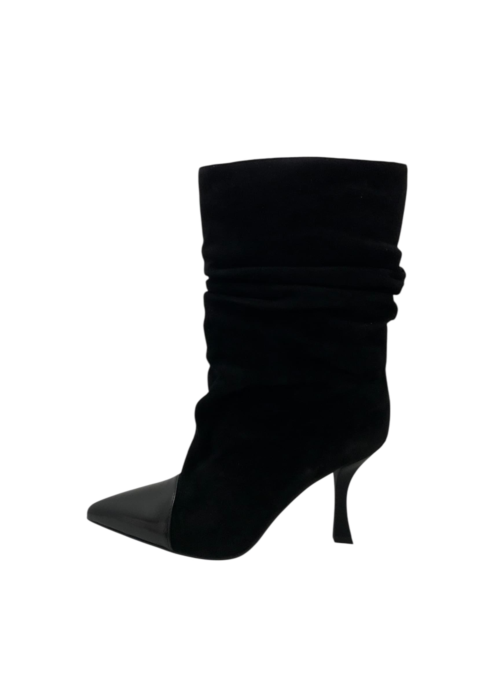 MARC ELLIS Stivali camoscio tacco 9cm Donna marc ellis drappeggiato - 2