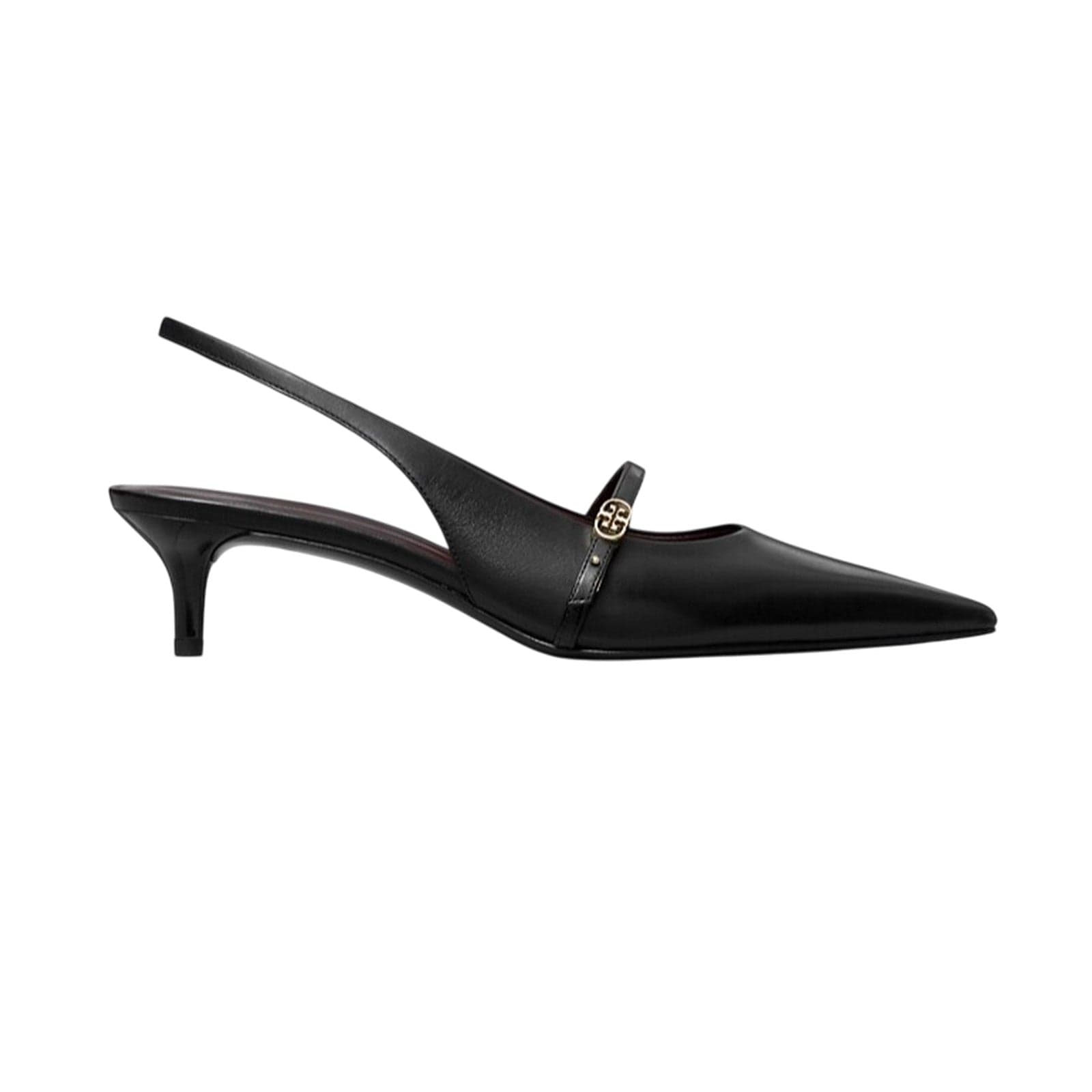 TORY BURCH scarpe con tacco donna tory burch - double t buckle mary jane 45mm - nero - 5