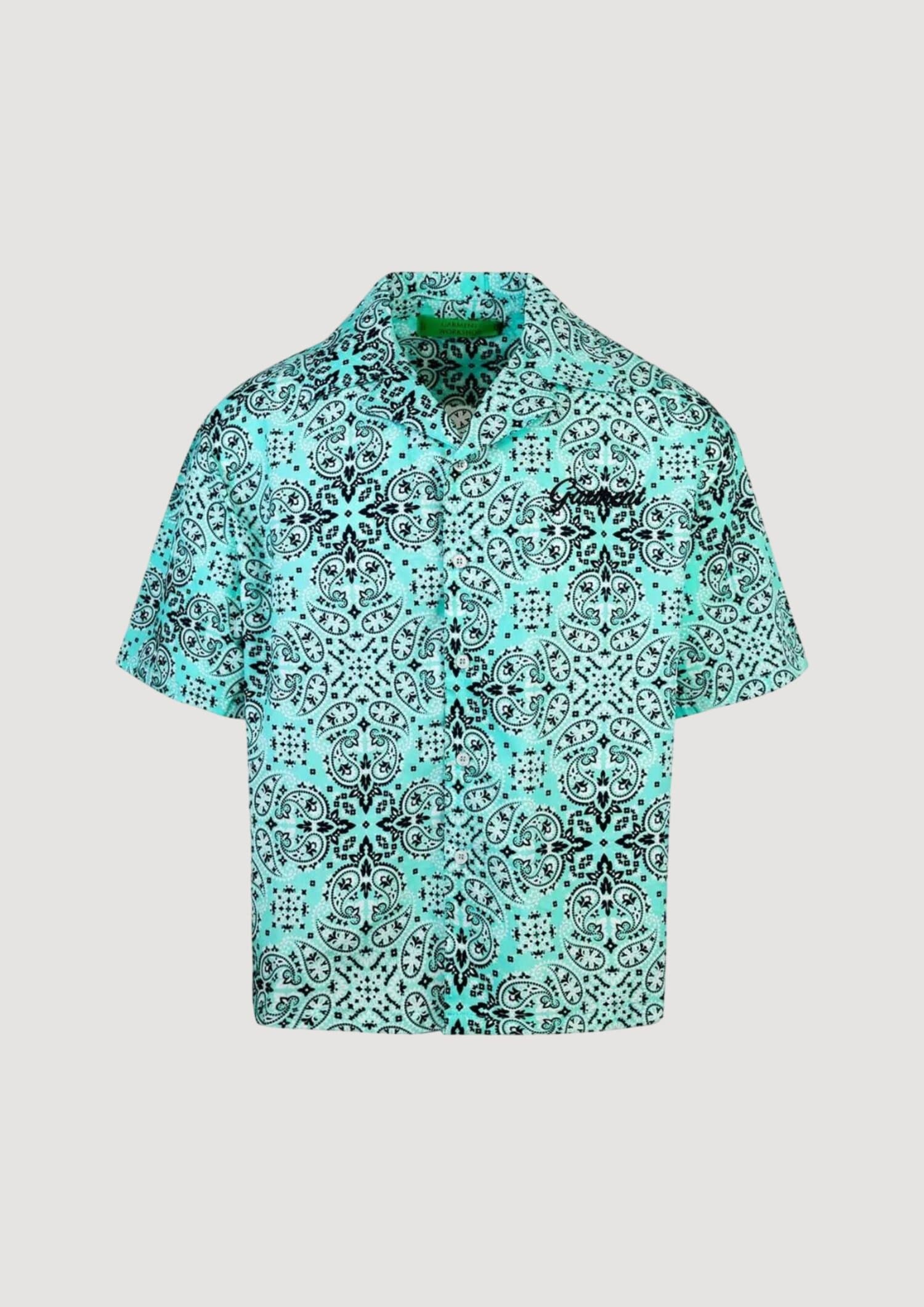 GARMENT WORKSHOP PAISLEY BANDANA SHORT SLEEVES SHIRT - 3