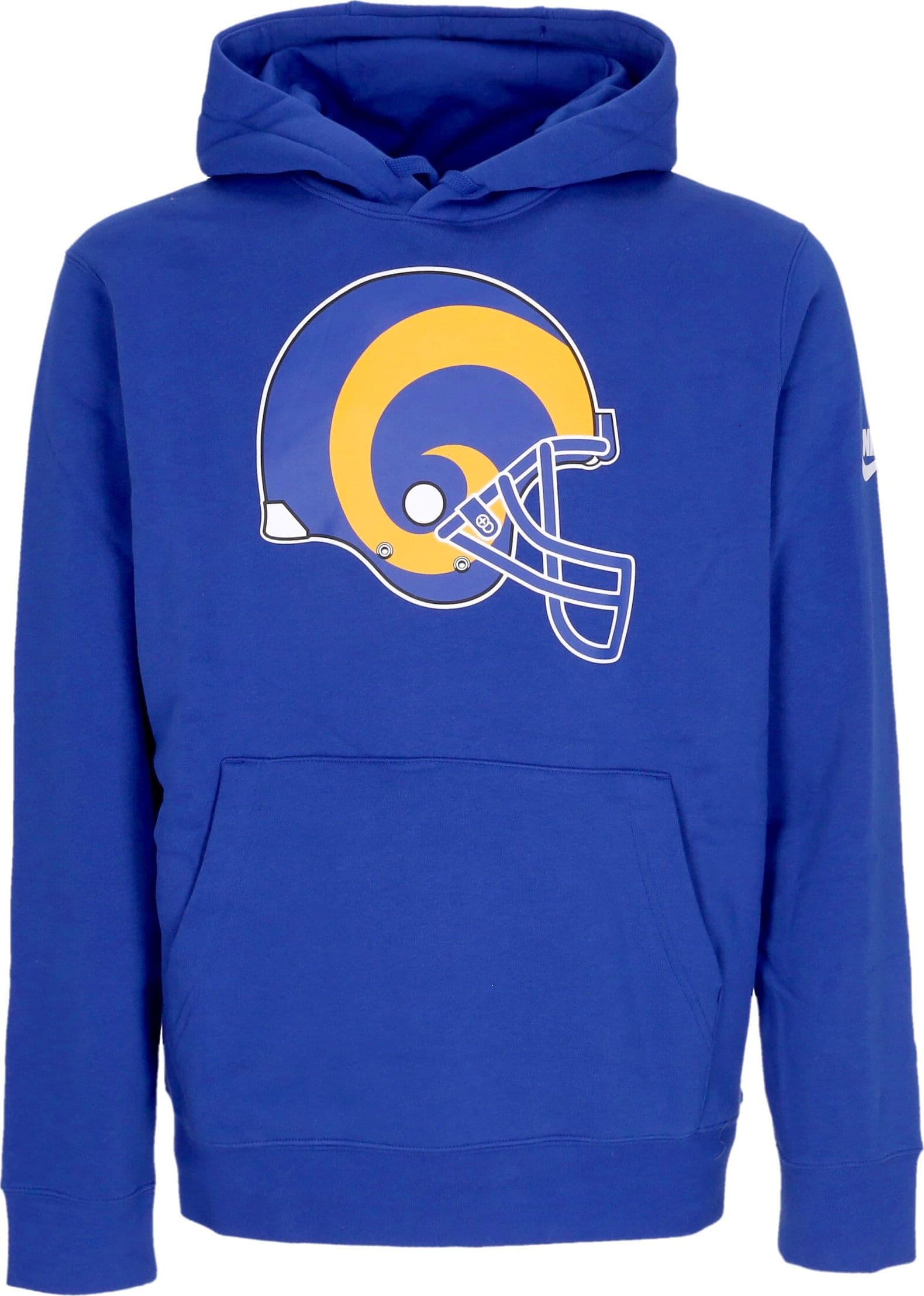 FANATICS BRANDED Felpa Cappuccio Uomo Nfl Club Fleece Po Hoodie Losram Original Team Colors