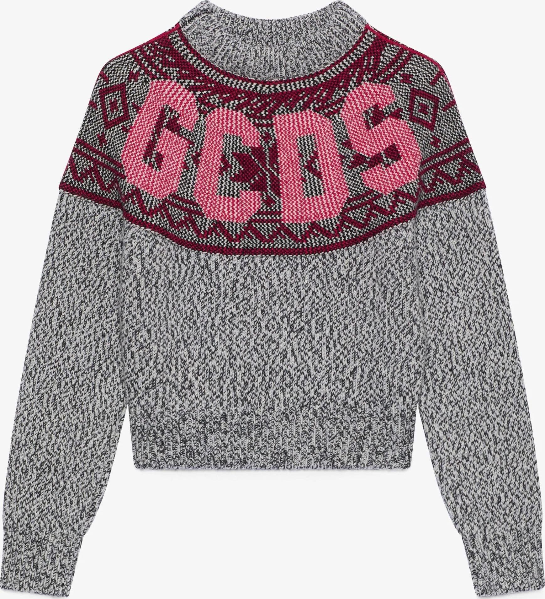 GCDS  MAGLIONE SNOW SWEATER - 5