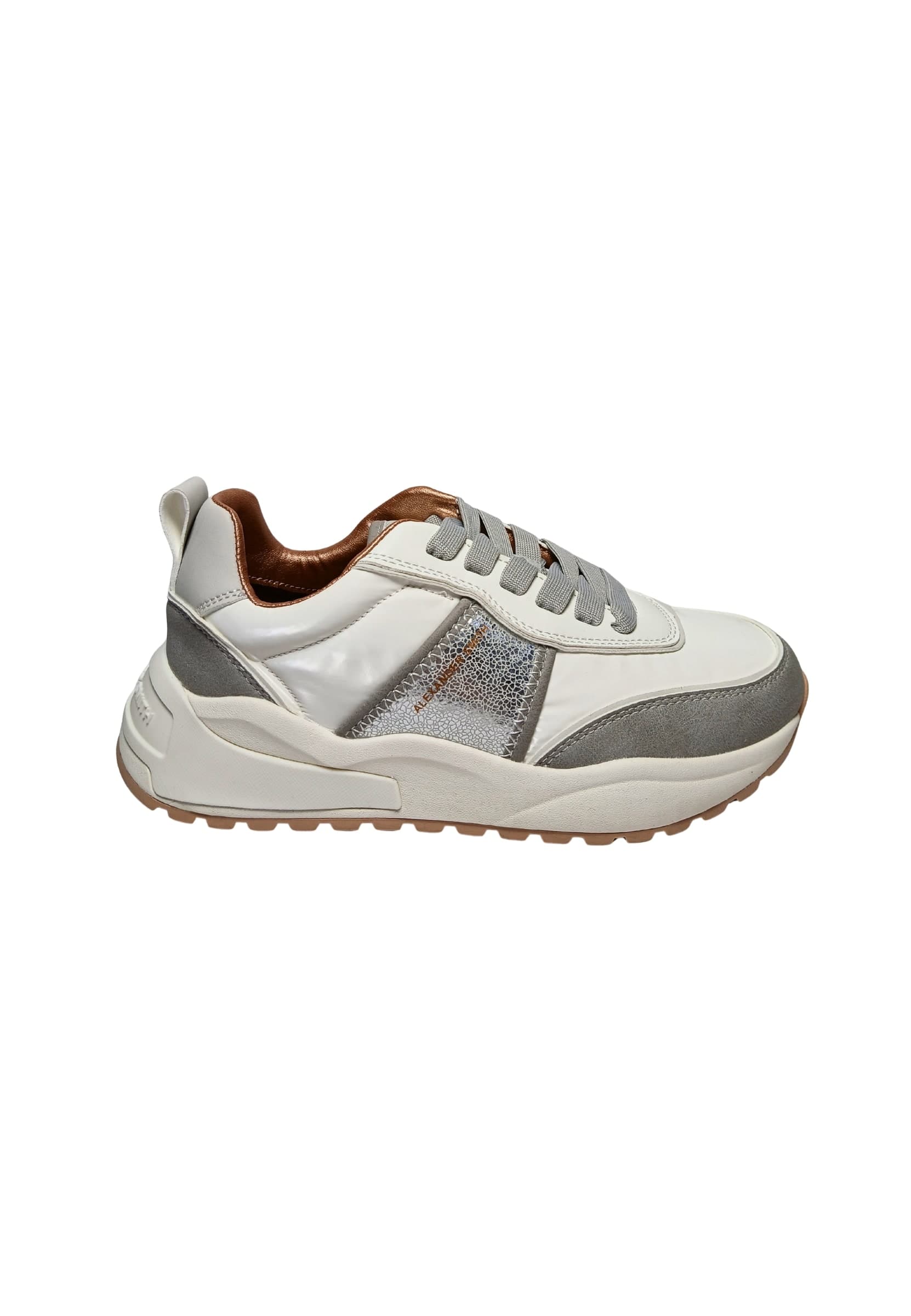 ALEXANDER SMITH Scarpe Donna Alexander Smith Eco-Dover Woman Light Grey White – GRAY