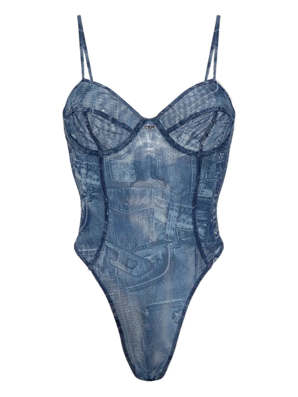 DIESEL Diesel - Intimo Body Bridget Blu da Donna - 6