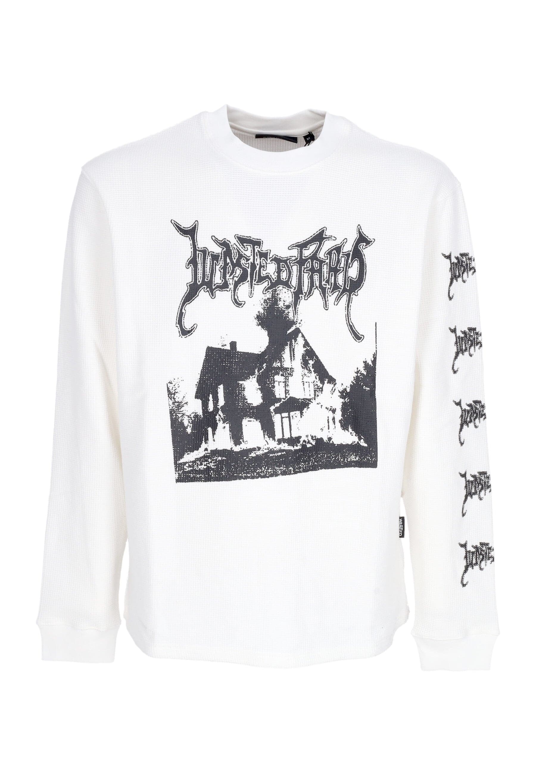 WASTED PARIS Maglietta Manica Lunga Uomo Ignited Thermal L/s Tee White