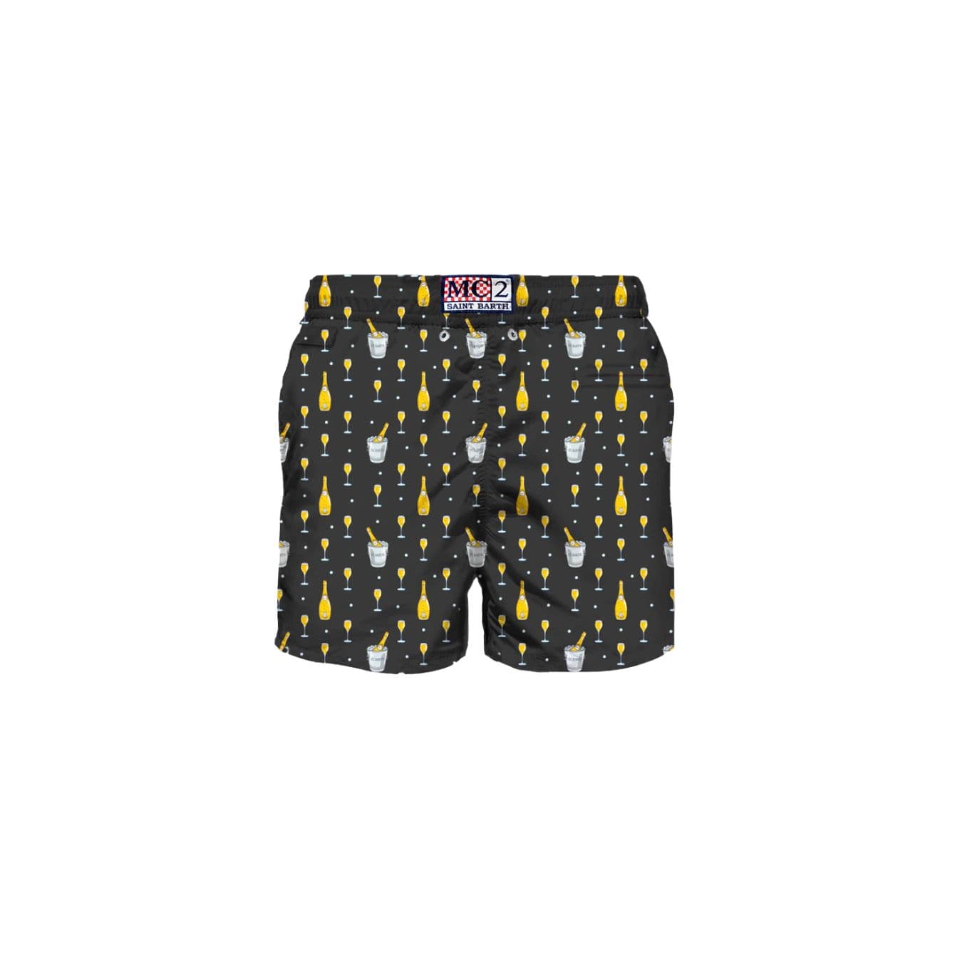 SAINT BARTH Saint Barth - Boxer Mare Nero LIGHTING MICRO - 3