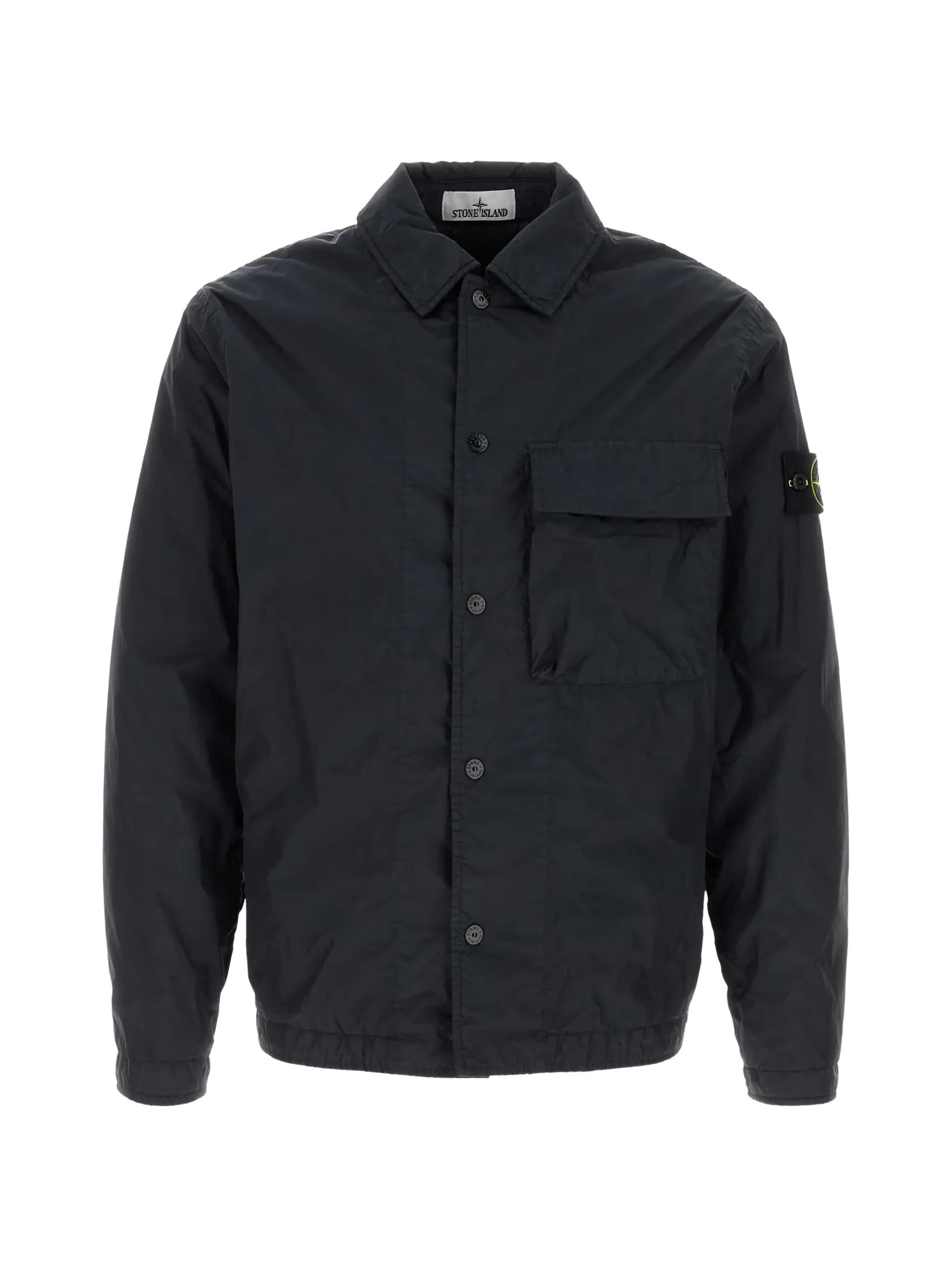 STONE ISLAND Stone Island - Cappotto Blu e Nero da Uomo - 6