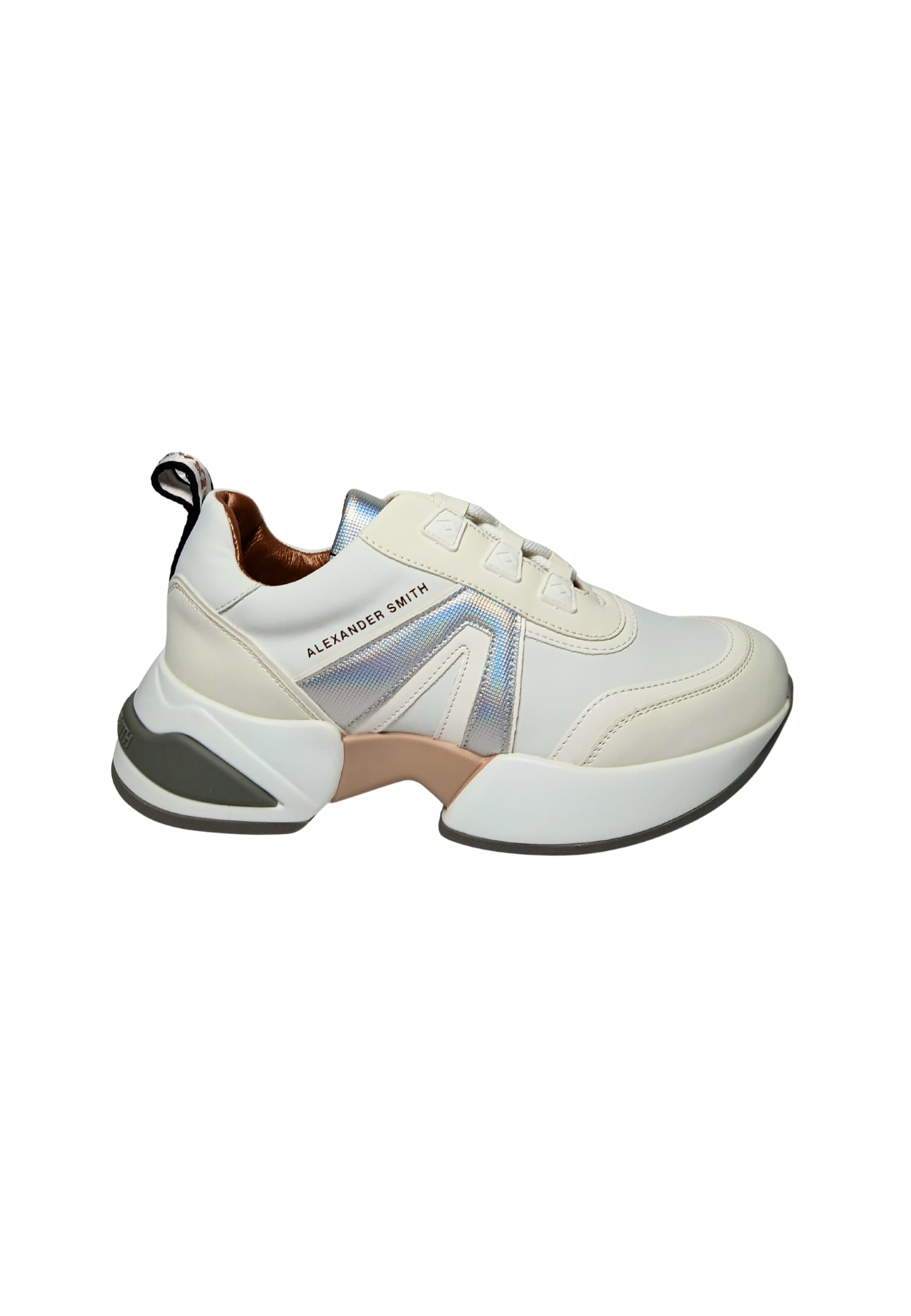ALEXANDER SMITH Scarpe Donna Alexander Smith Sneaker Marble Woman White Silver - 6