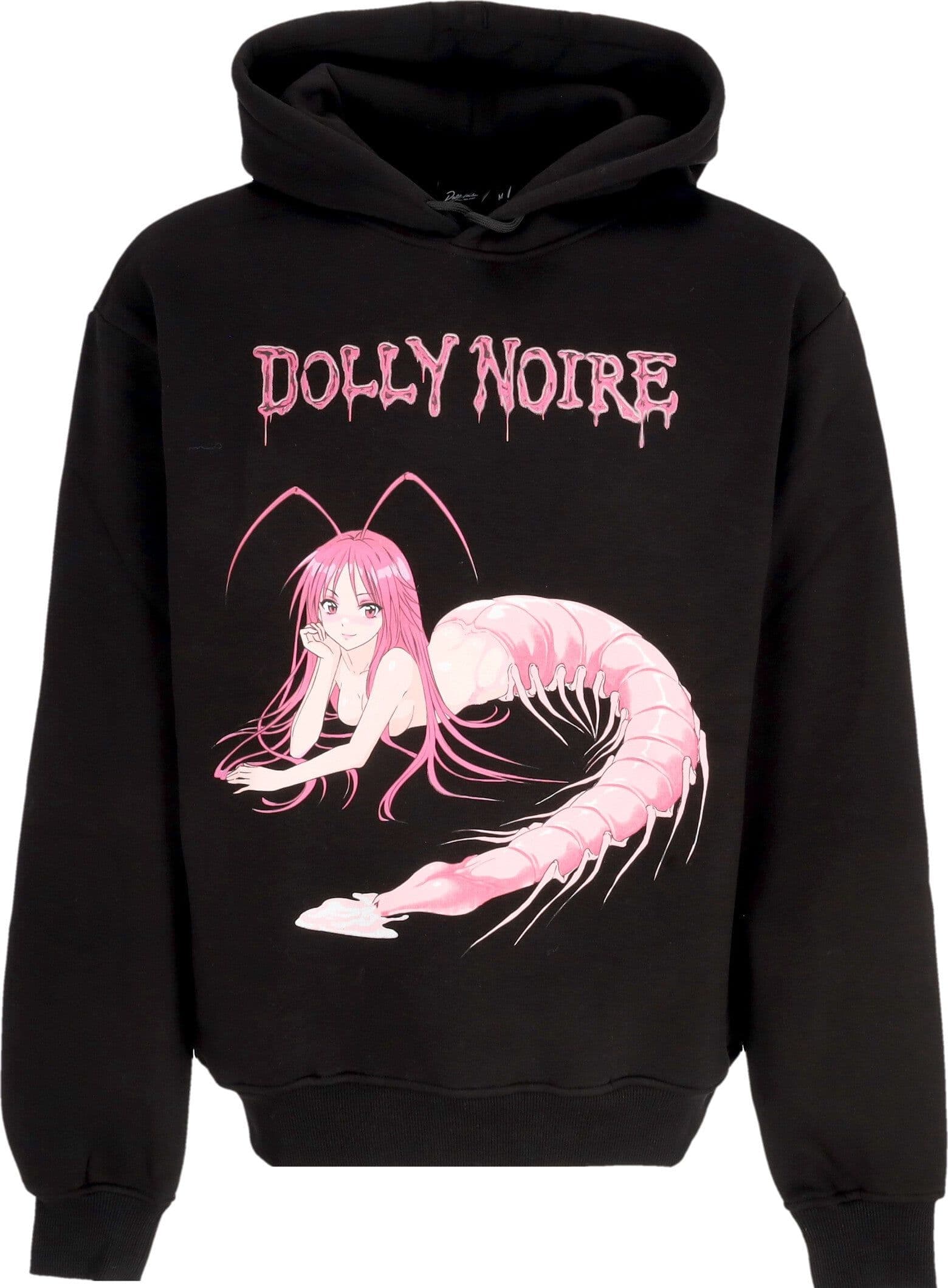DOLLY NOIRE Felpa Cappuccio Uomo Iso Onna Japan Tour Hoodie Black