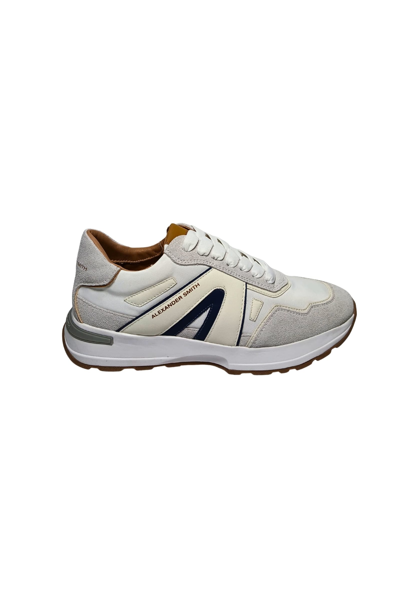 ALEXANDER SMITH Scarpe Uomo Alexander Smith Liverpool Man Mustard Blue – WHITE