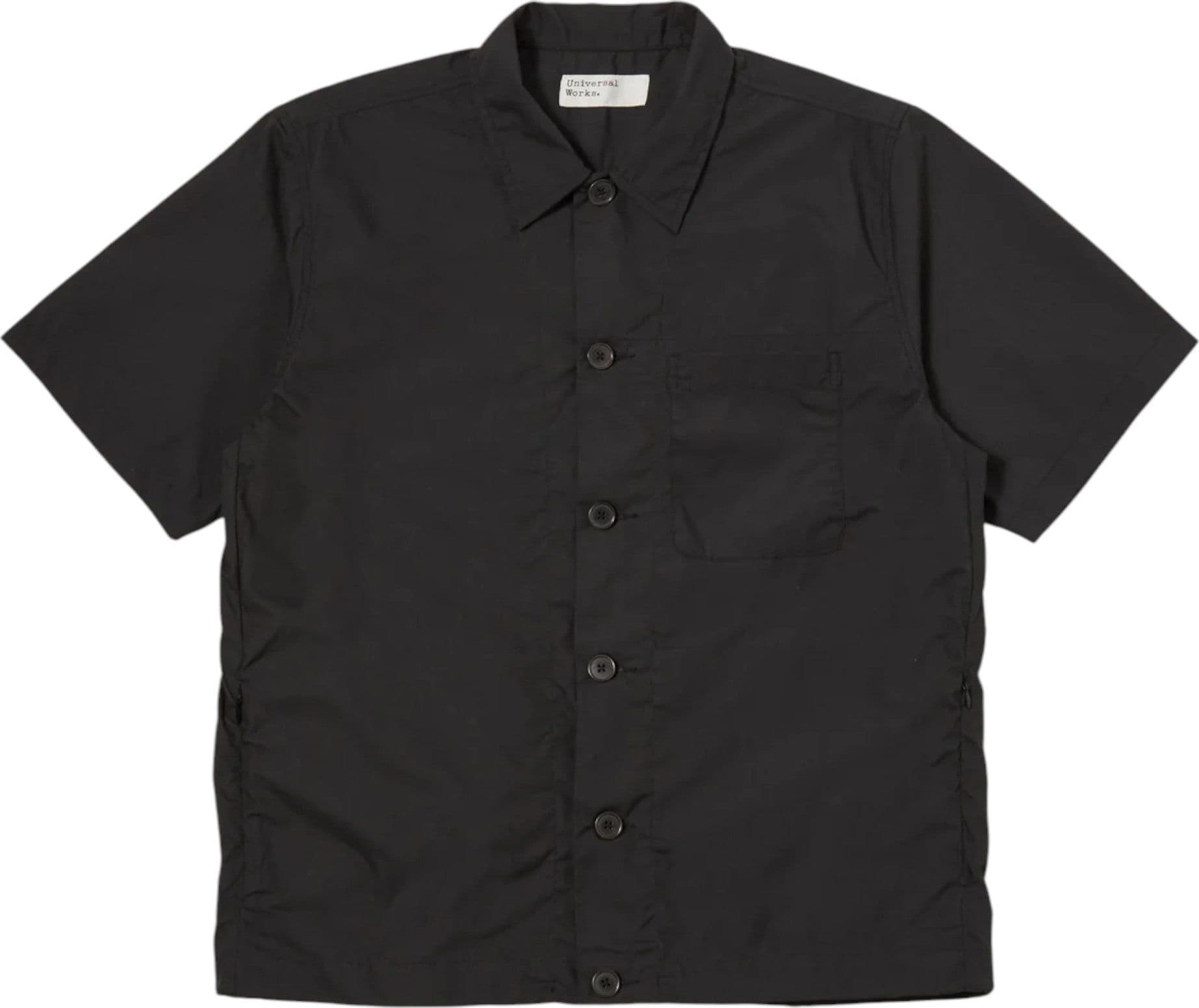 UNIVERSAL WORKS camicia universal works tech overshirt - black