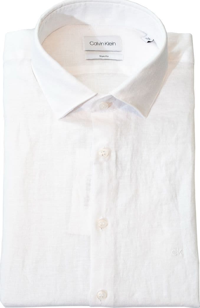 calvin klein Camicia Uomo Calvin Klein K10K106018 0K4 B.CO – WHITE