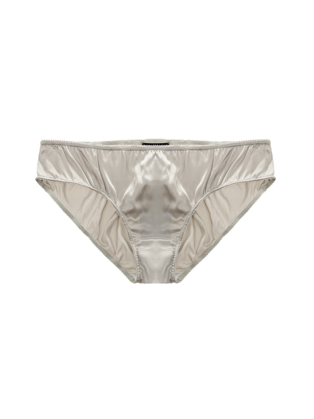 Dolce &amp; Gabbana Slip in Seta Grigio Chiaro - 5