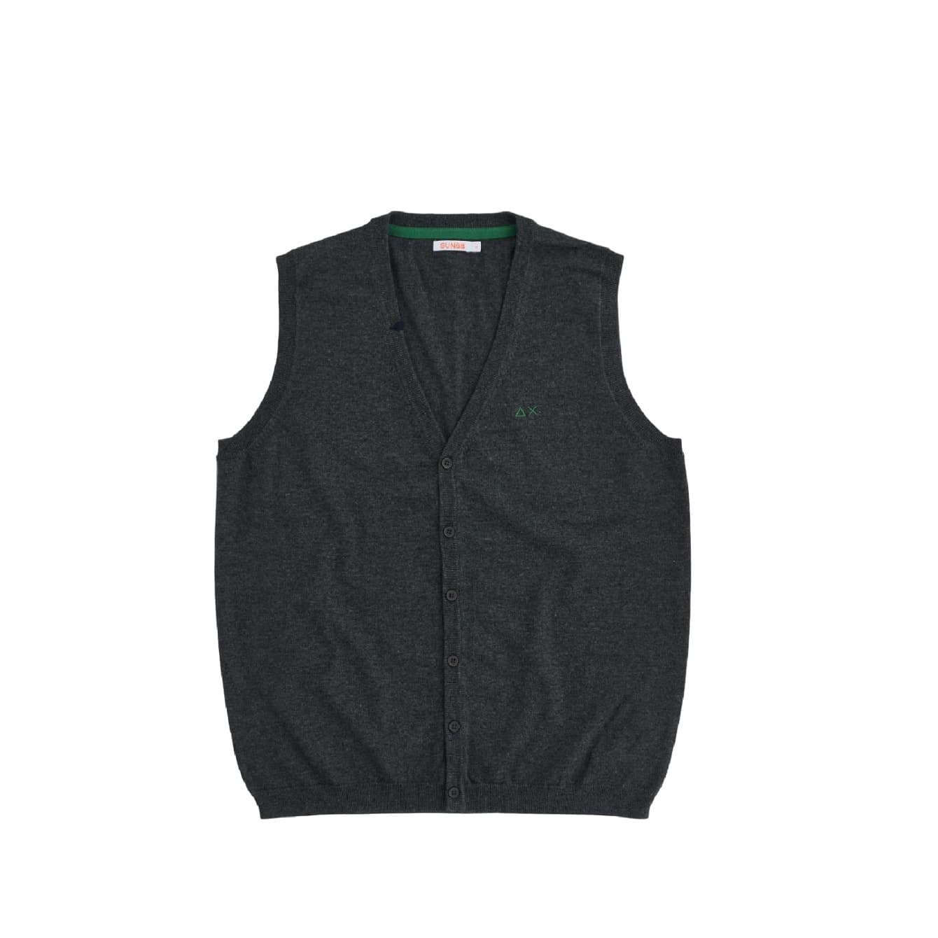 SUN68 Sun68 - Gilet Solid 47 Grigio Scuro K40104 - 2