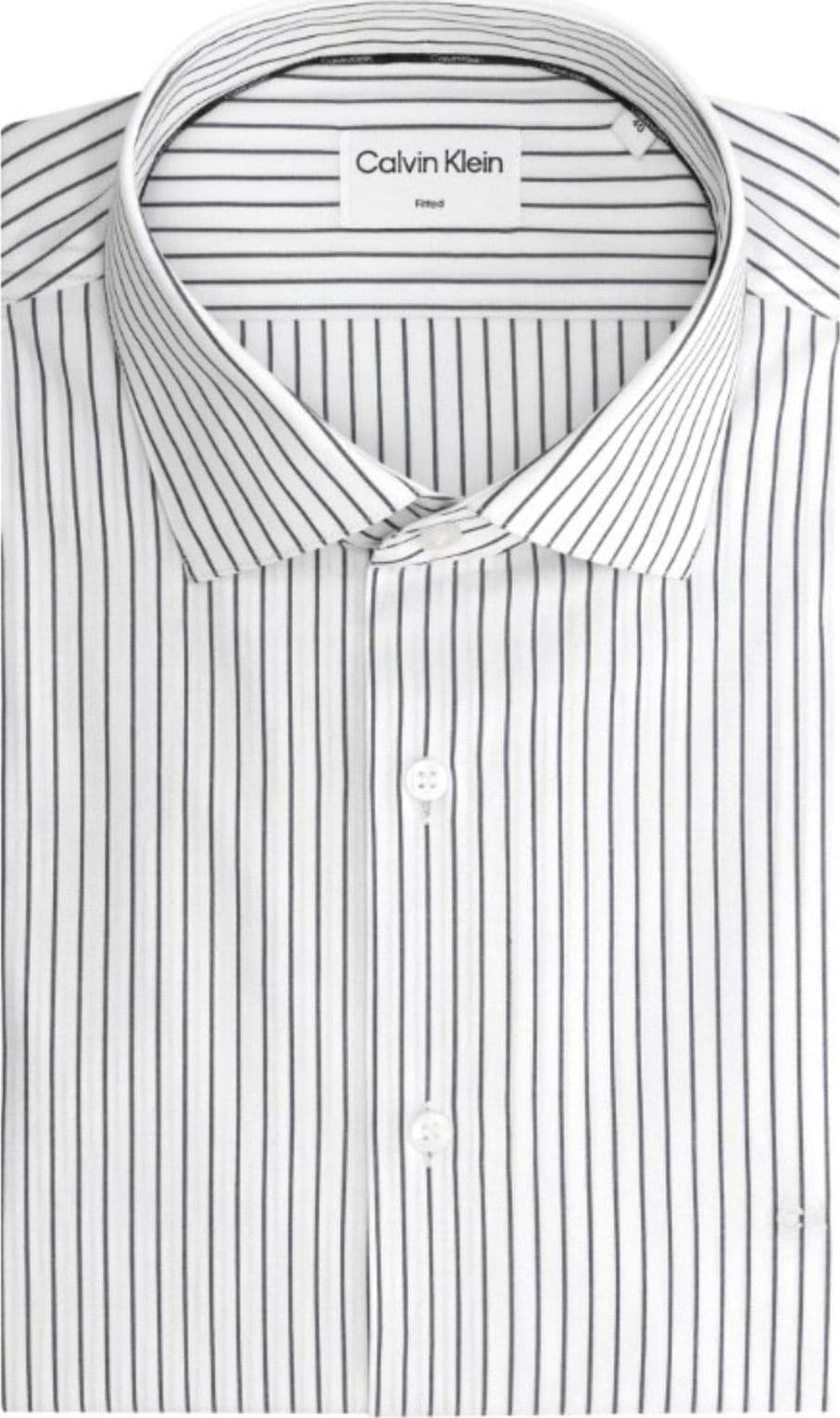 calvin klein  CAMICIA THERMO TECH STRIPE FITTED SHIRT - 2