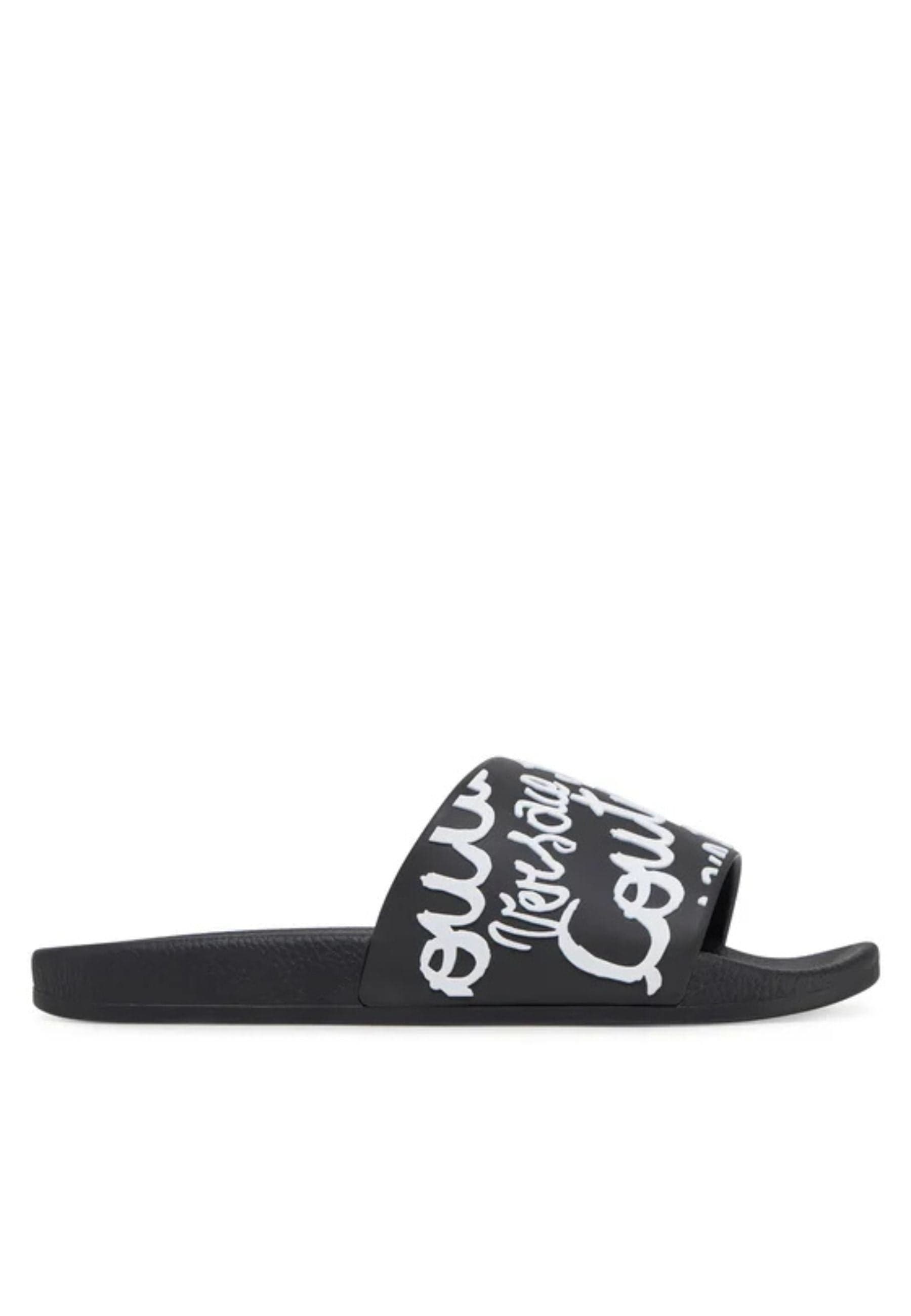 VERSACE JEANS COUTURE  CIABATTE FONDO SHELLY DIS. SQ1 – NERO