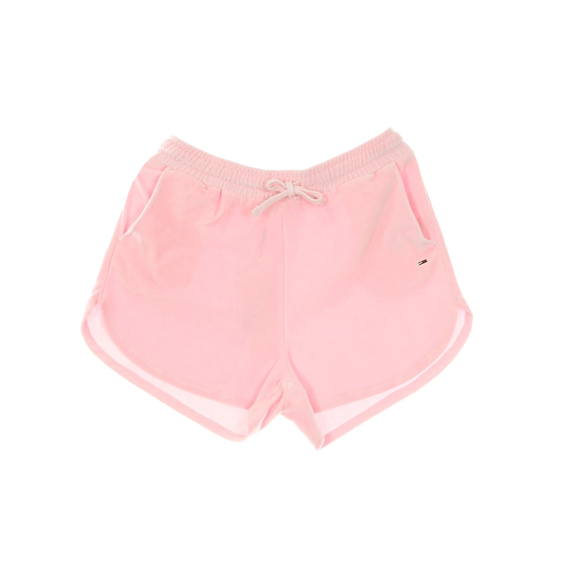 Tommy Hilfiger Pantaloncino Donna Pastel Velour Shorts Romantic Pink - 5