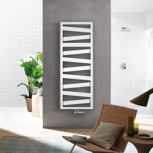 Termoarredo Zehnder Ribbon H 1266 Bianco Largh 50 cm - 3