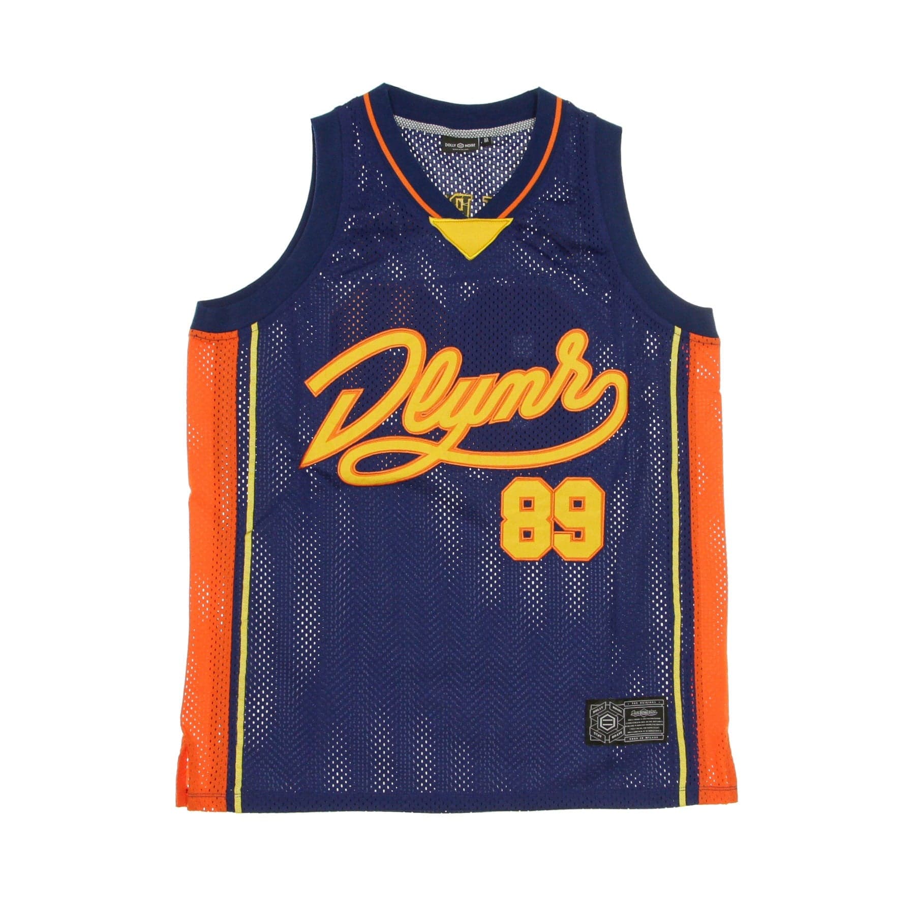 DOLLY NOIRE Canotta Tipo Basket Uomo Basket Tank Blue - 5