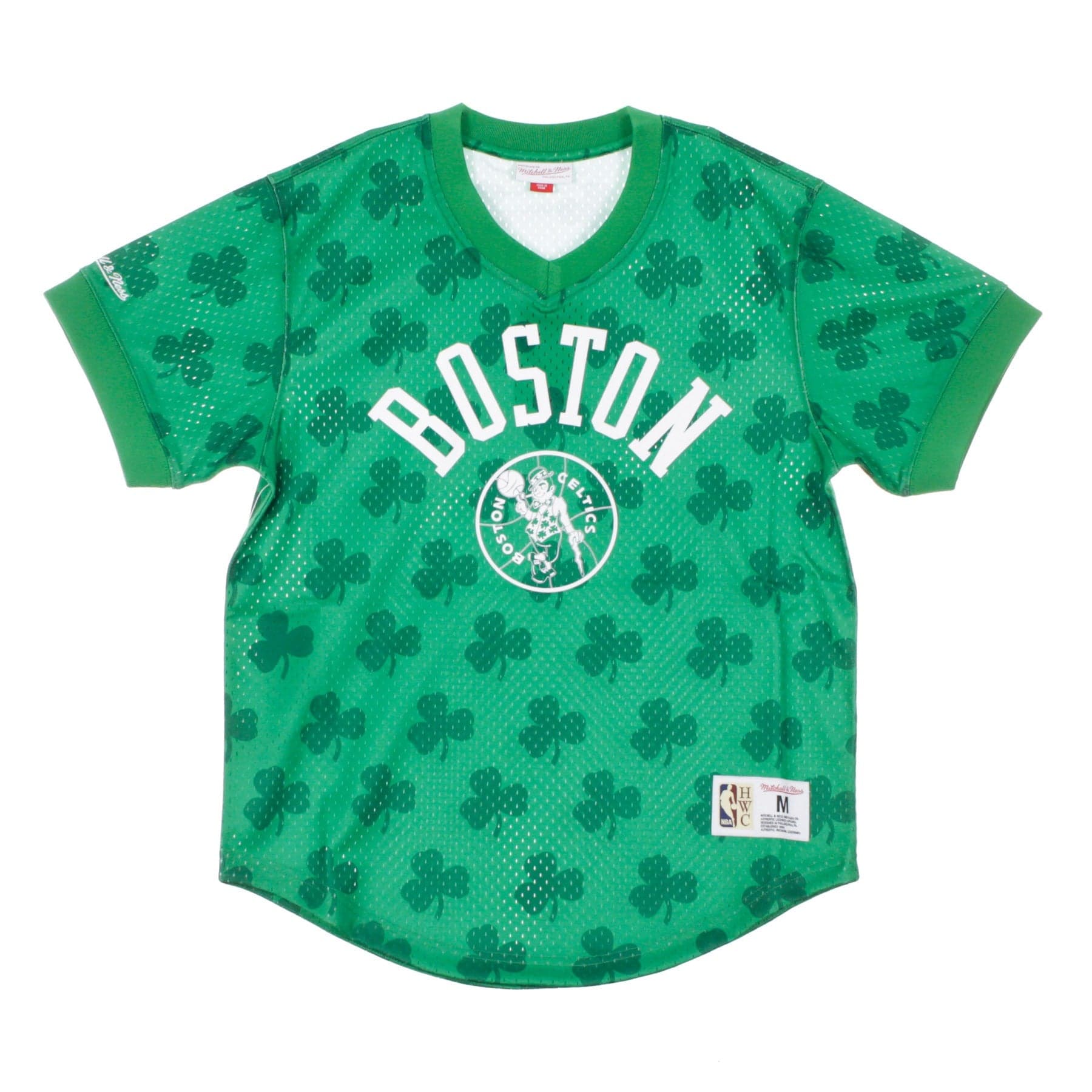 MITCHELL &amp; NESS Casacca Uomo Nba Wordmark Mesh V-neck Boscel Original Team Colors - 4