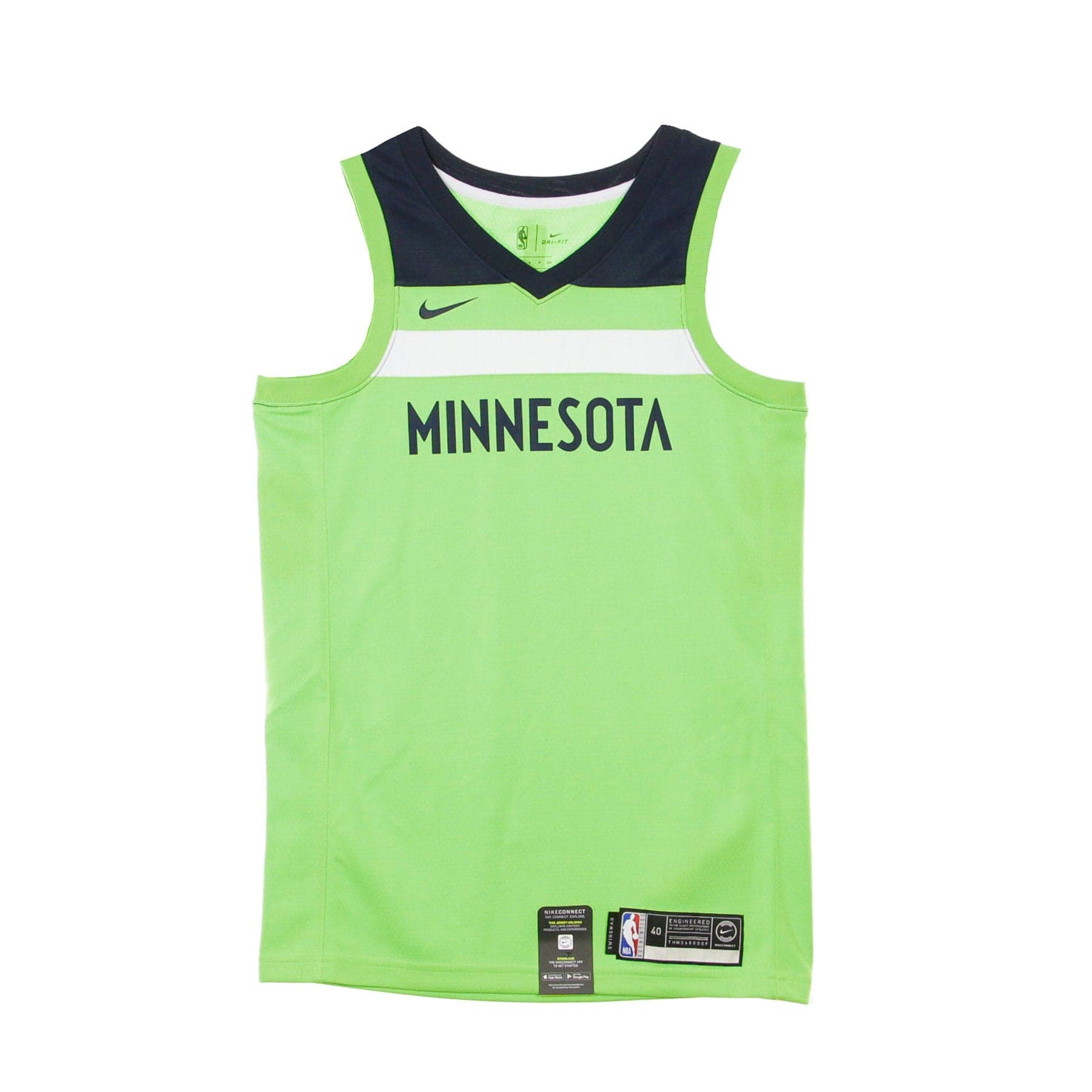 NIKE NBA Canotta Basket Uomo Nba Swingman Jersey Mintim Action Green - 6