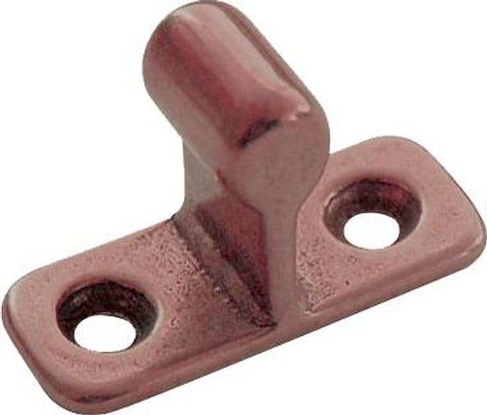 Incontro Fermaporta a Pinza ad Avvitare 14 x 34 mm H 24 mm 10 Pezzi - 2