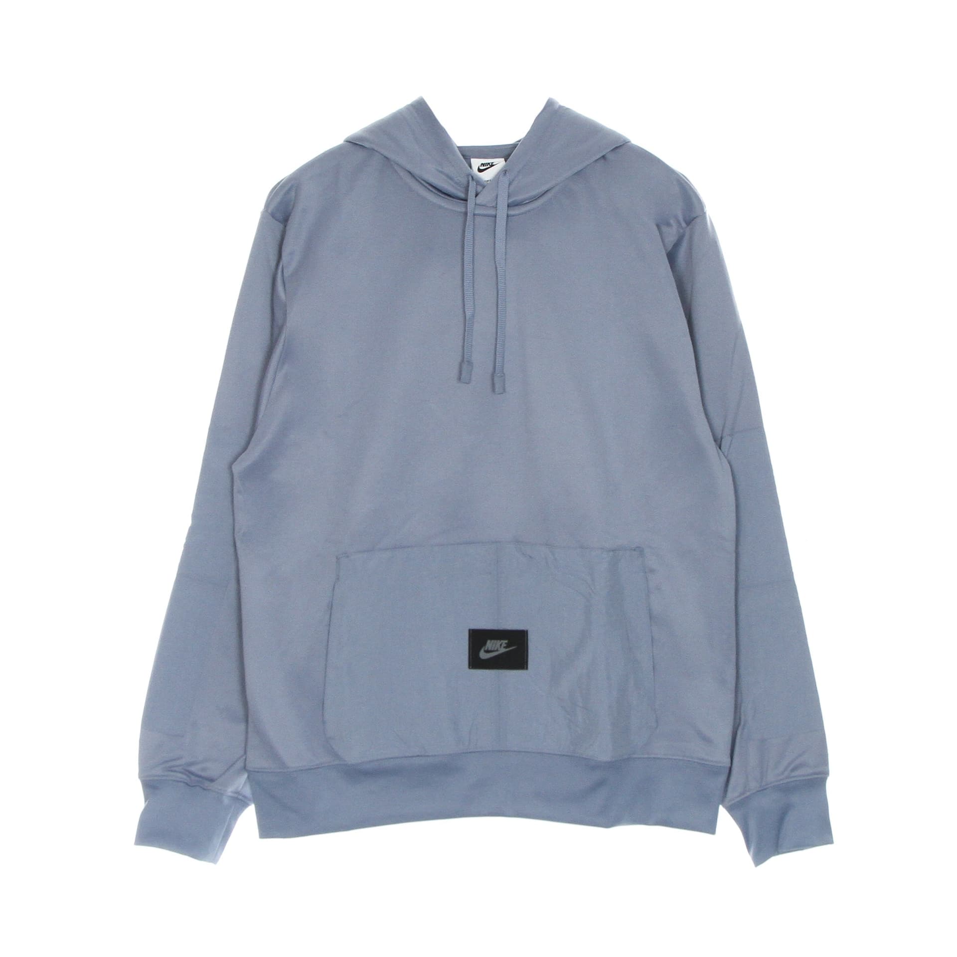 Nike Felpa Cappuccio Uomo Dri Fit Fleece Po Hoodie Ashen Slate/ashen Slate/black - 5