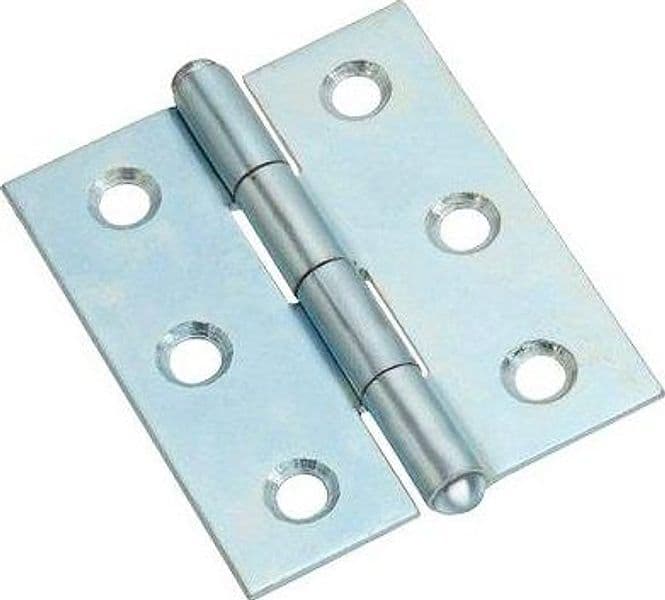 Cerniera Mezza Larga 838 Valtoce Acciaio Zincato 57 x 43 x 1,4 mm 24 Pezzi - 2