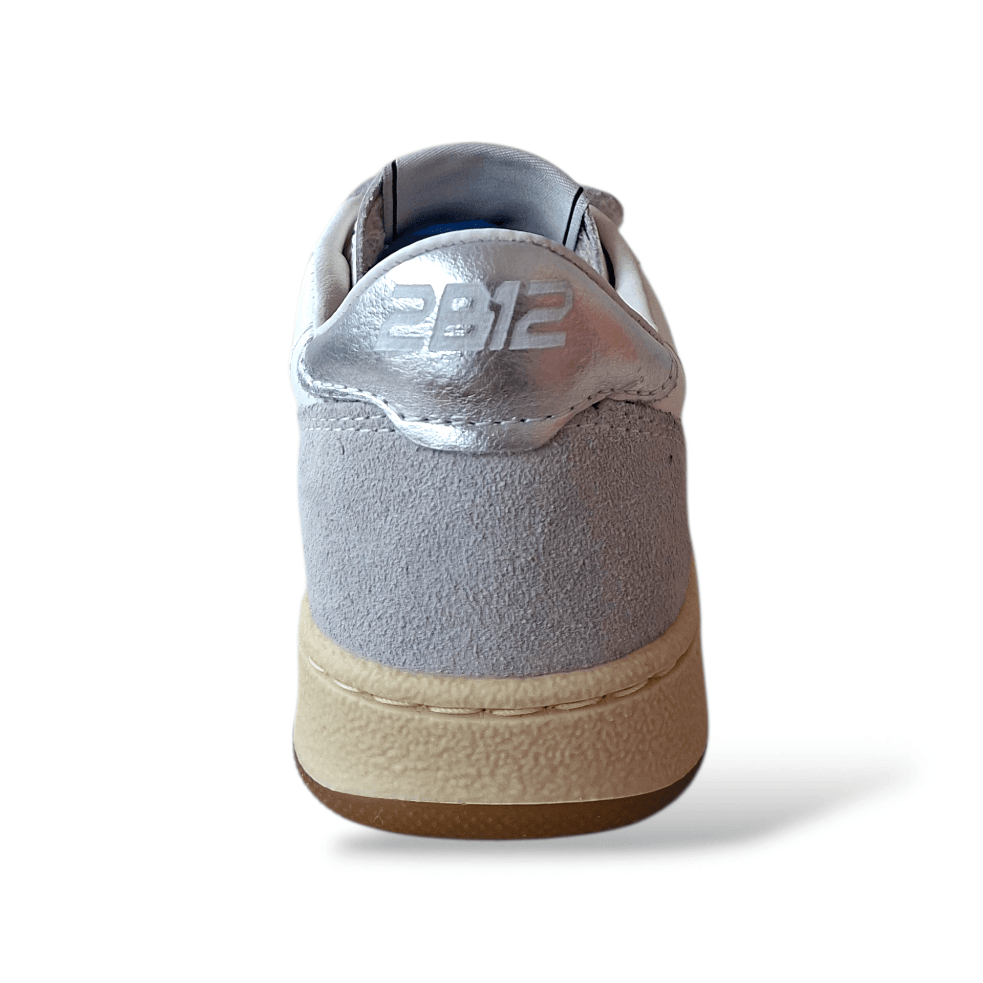 Sneakers bambina 2B12 Baby-Mini Play bianche glitter argento velcro in Ballerine Scarpetteria Gica - Trani, commercioVirtuoso.it
