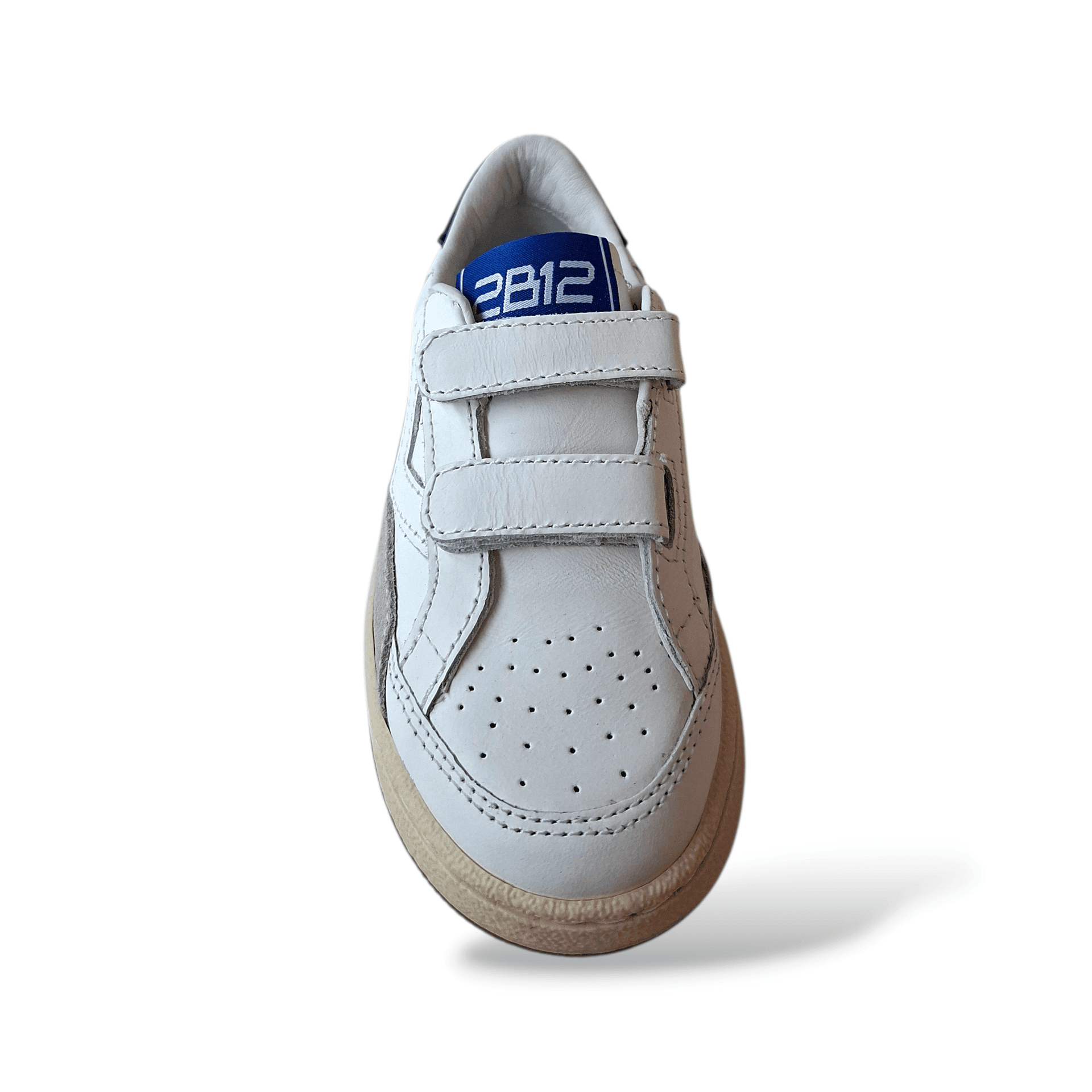 Sneakers bambino 2B12 Baby-Mini Play bianche blue velcro in Ballerine Scarpetteria Gica - Trani, commercioVirtuoso.it