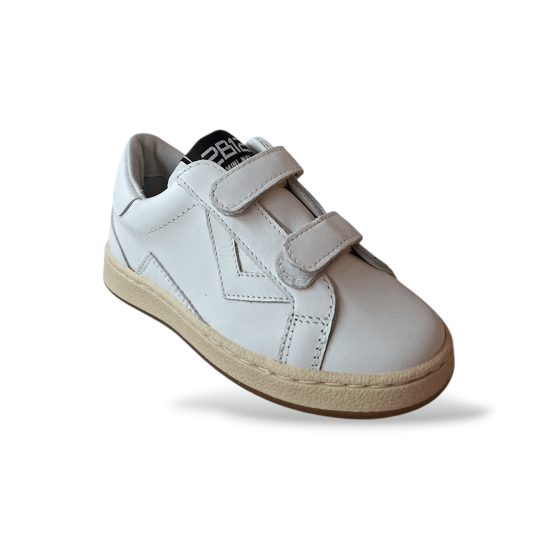 Sneakers Bambino 2B12 Baby Suprime Bianche Pelle Velcro Made in Italy in Ballerine Scarpetteria Gica - Trani, commercioVirtuoso.it