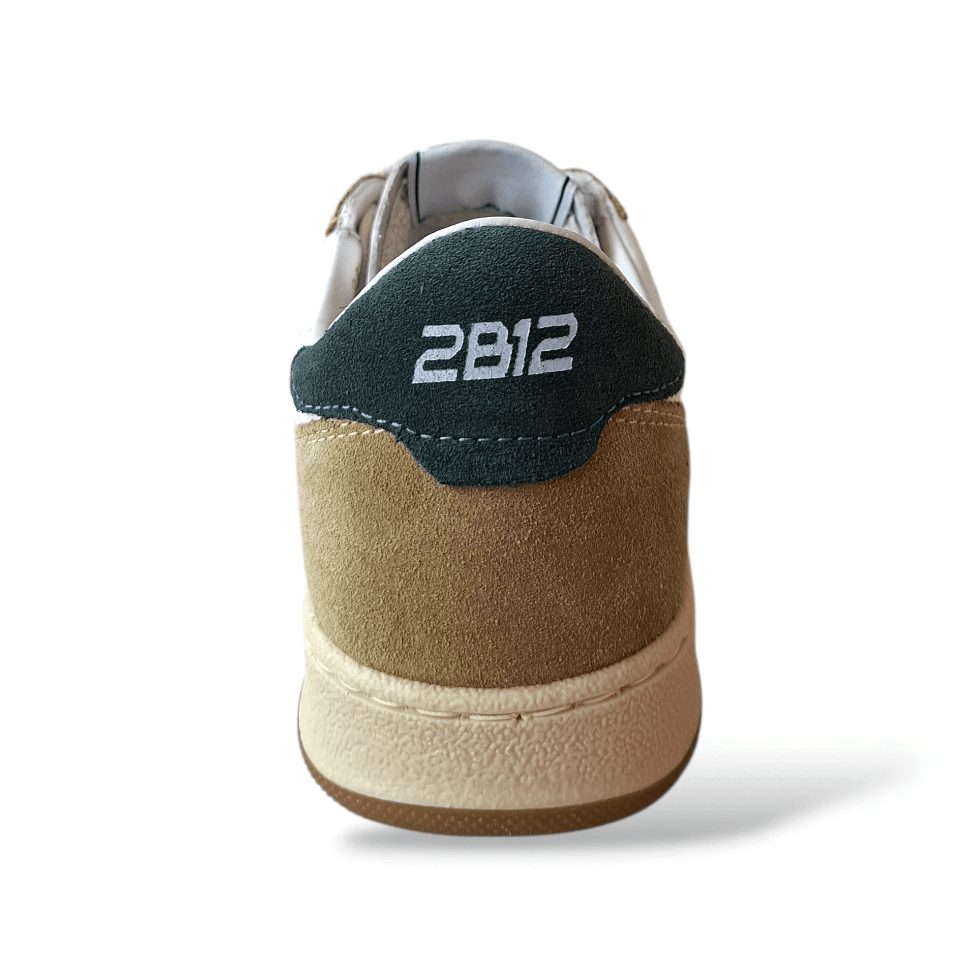 Sneakers bambino 2B12 Junior Play bianche beige verdone pelle in Ballerine Scarpetteria Gica - Trani, commercioVirtuoso.it