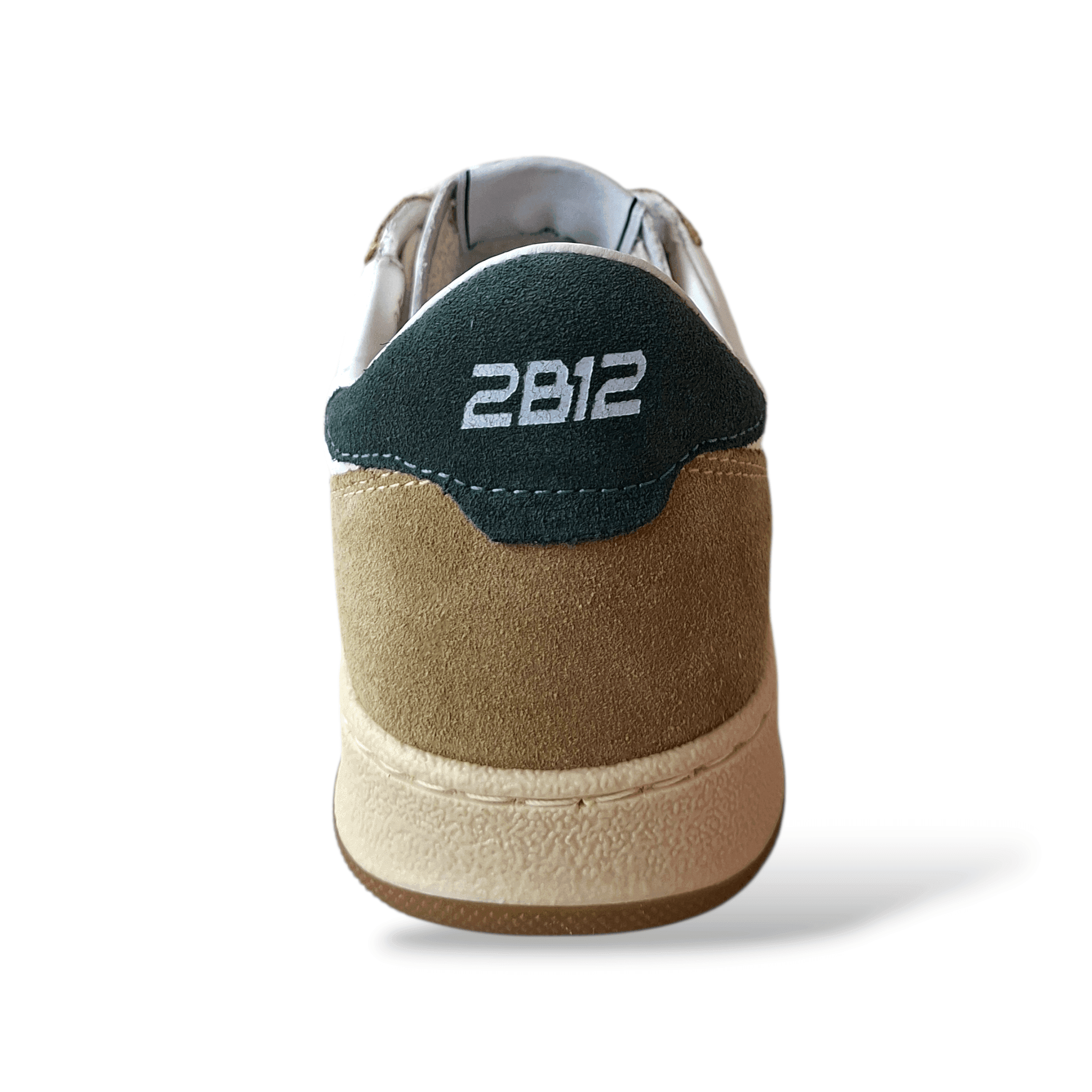Sneakers bambino 2B12 Junior Play bianche beige verdone pelle in Ballerine Scarpetteria Gica - Trani, commercioVirtuoso.it