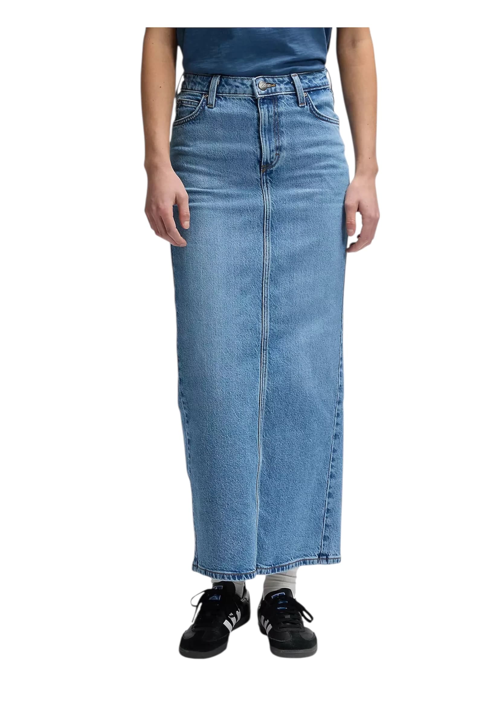 LEE JEANS Back slit maxi skirt Donna  con spacco sul resto - 3