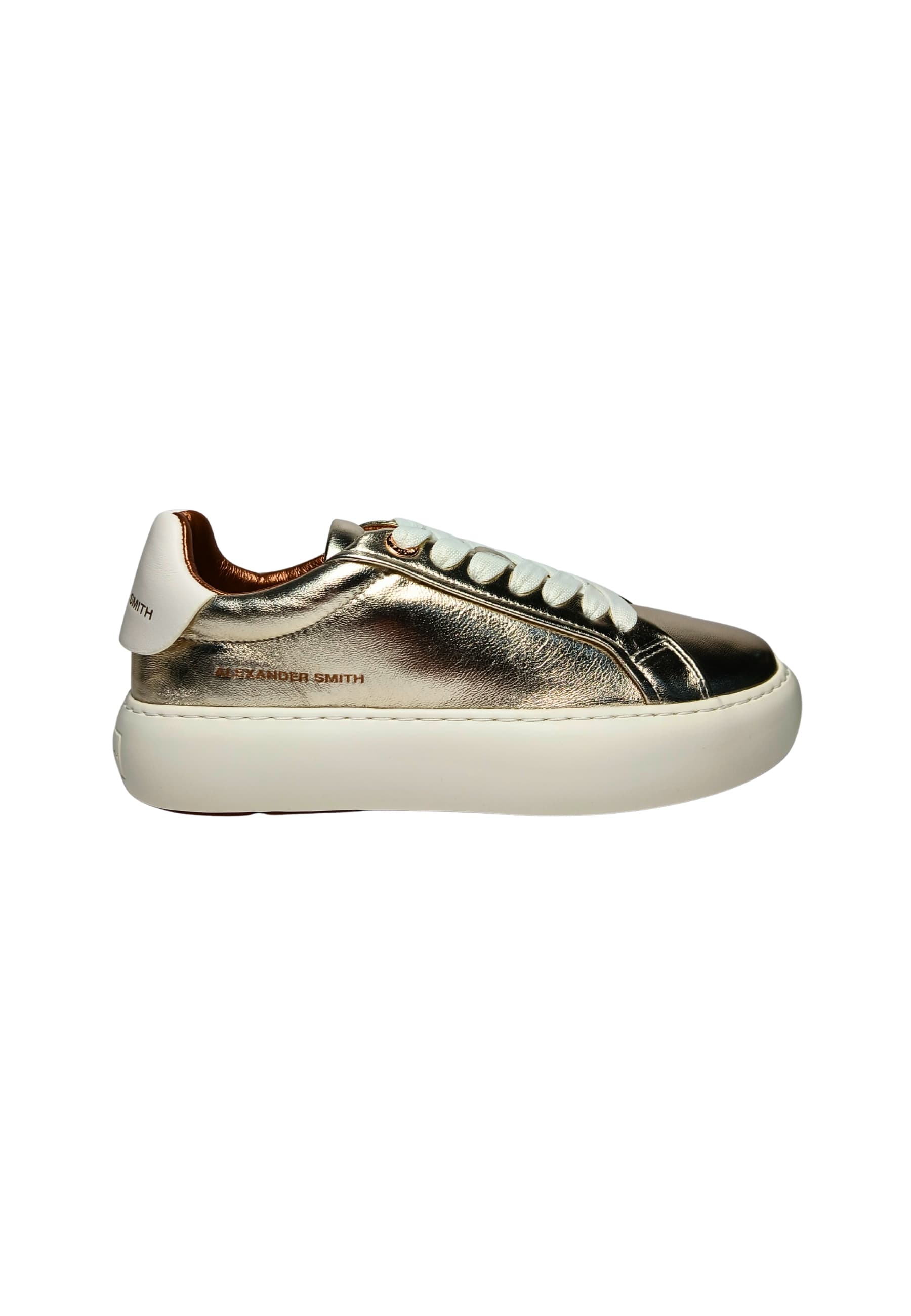 ALEXANDER SMITH Scarpe Donna Alexander Smith Sneakers Soho Woman Gold White - 6