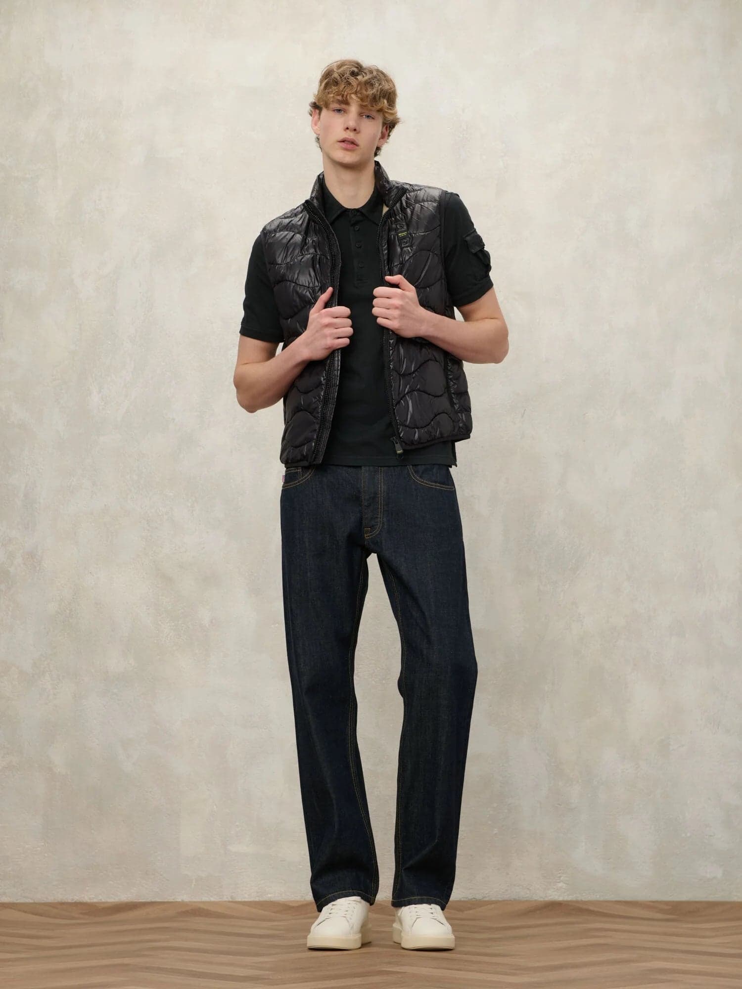Blauer Smanicato uomo ad onde mod. Danny 26SBLUX02184 - 3