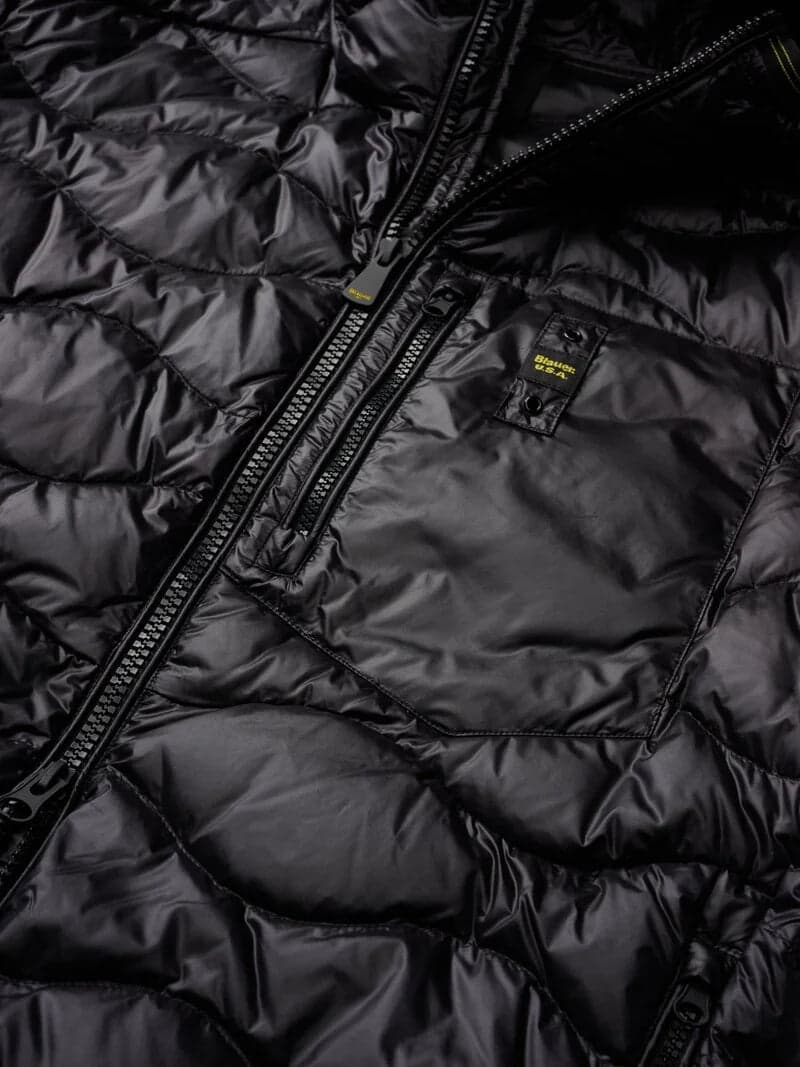 Blauer piumino uomo leggero con cappuccio Wave 26SBLUC03177 - 5