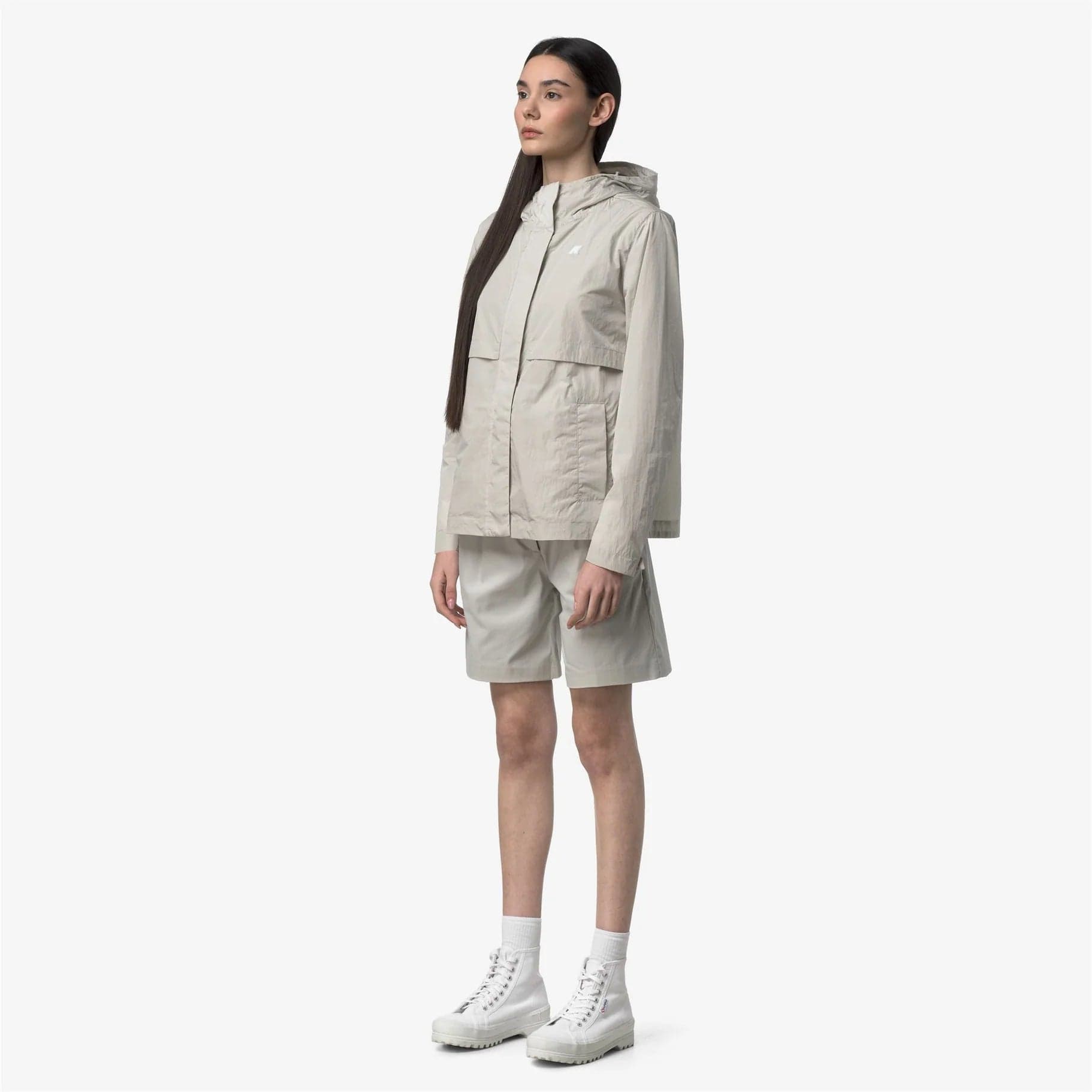 K-Way Sophile Giacca Antipioggia Donna Lucida Media Lunghezza Primavera Estate Beige K71432W_634 in Autocategorizzazione Broadway Red - Barletta, commercioVirtuoso.it