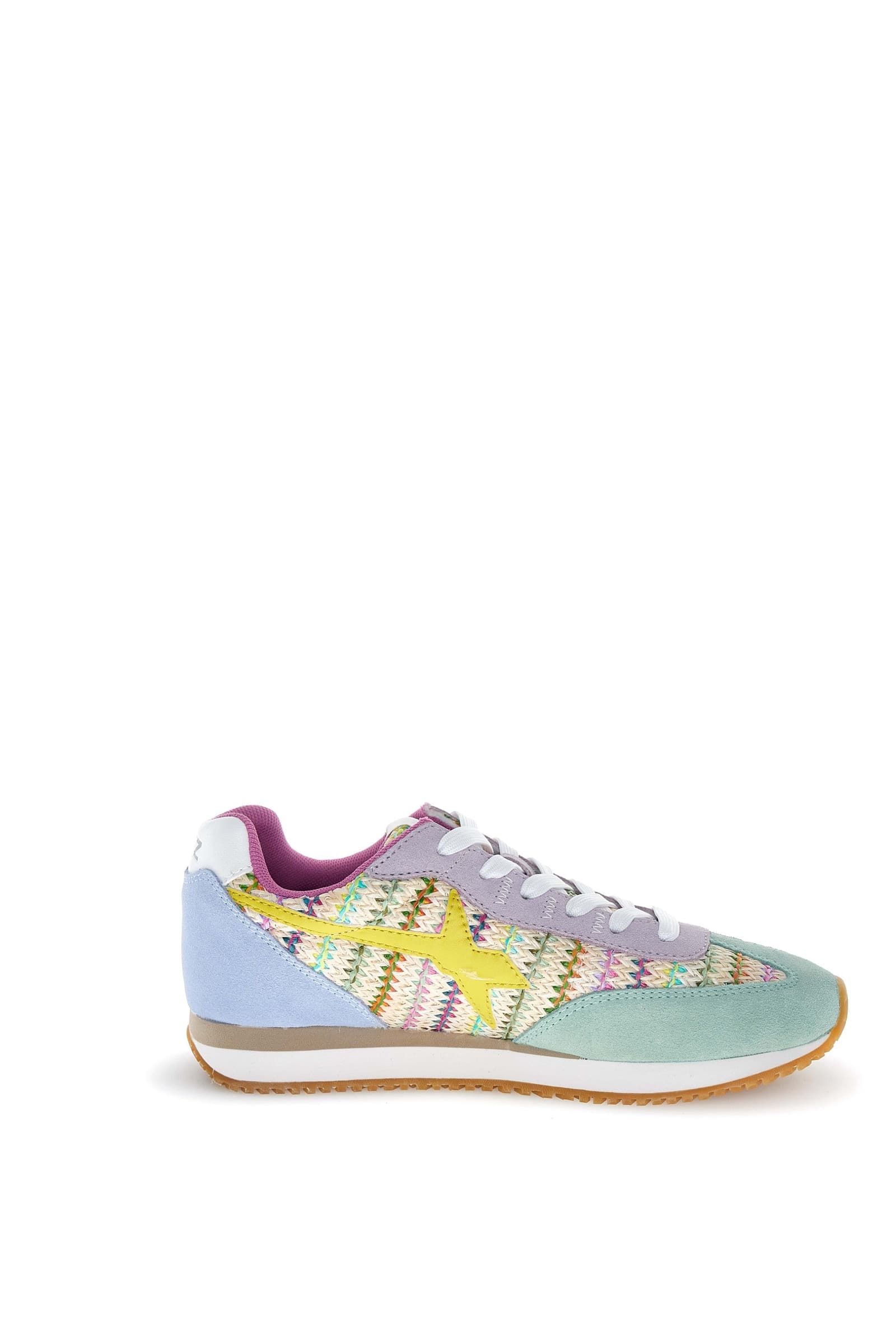 W6YZ scarpa donna mod. SAMOA 2019023161F33 – Light Green / Multicolor in Sneaker casual Broadway Red - Barletta, commercioVirtuoso.it