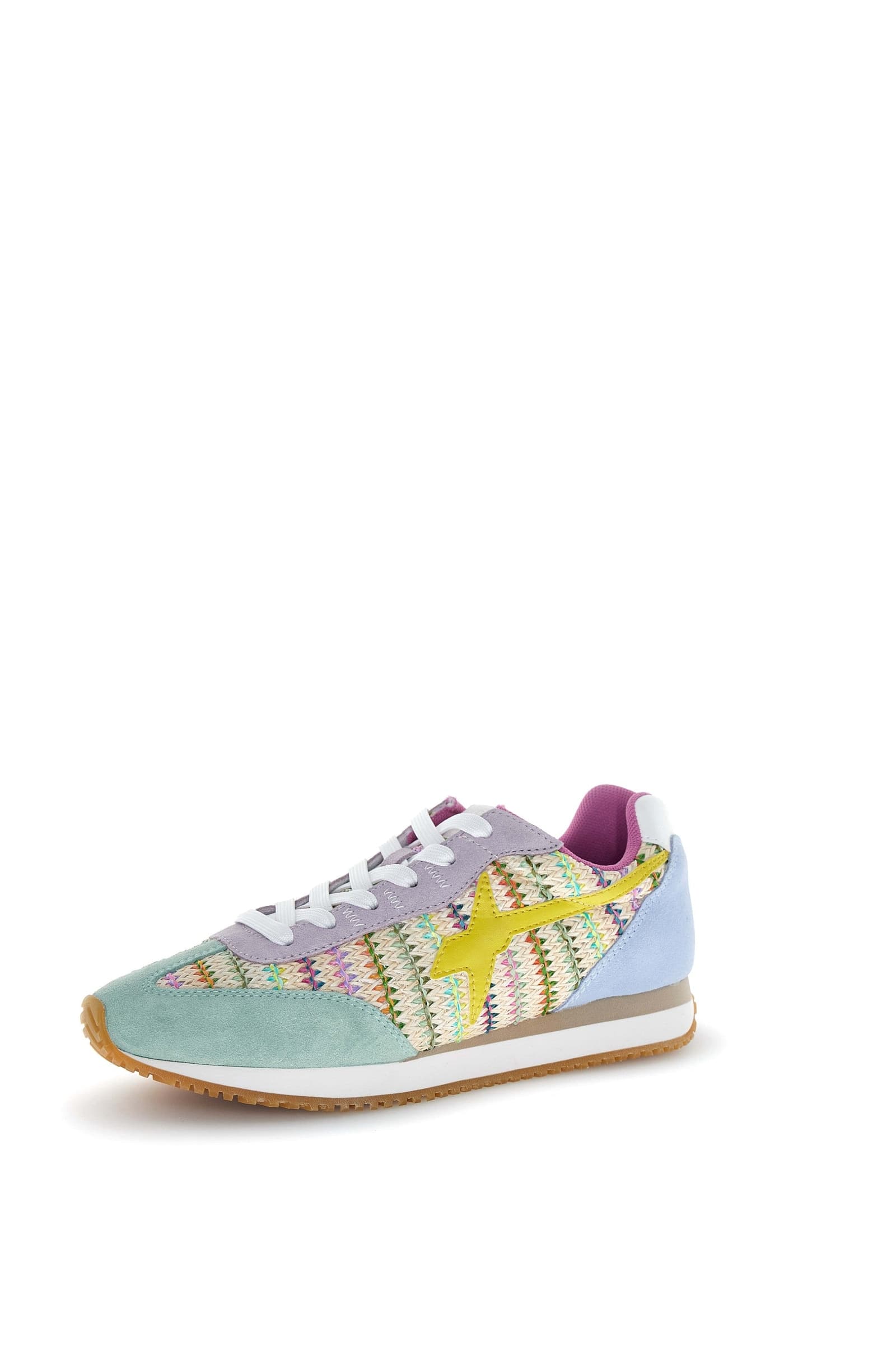 W6YZ scarpa donna mod. SAMOA 2019023161F33 – Light Green / Multicolor in Sneaker casual Broadway Red - Barletta, commercioVirtuoso.it